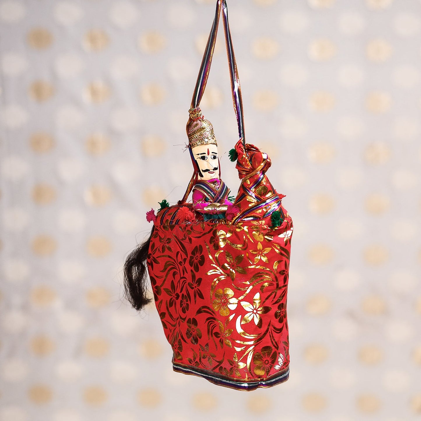 Ghodi Sawar - Rajasthani Handmade Hanging / Kathputli
