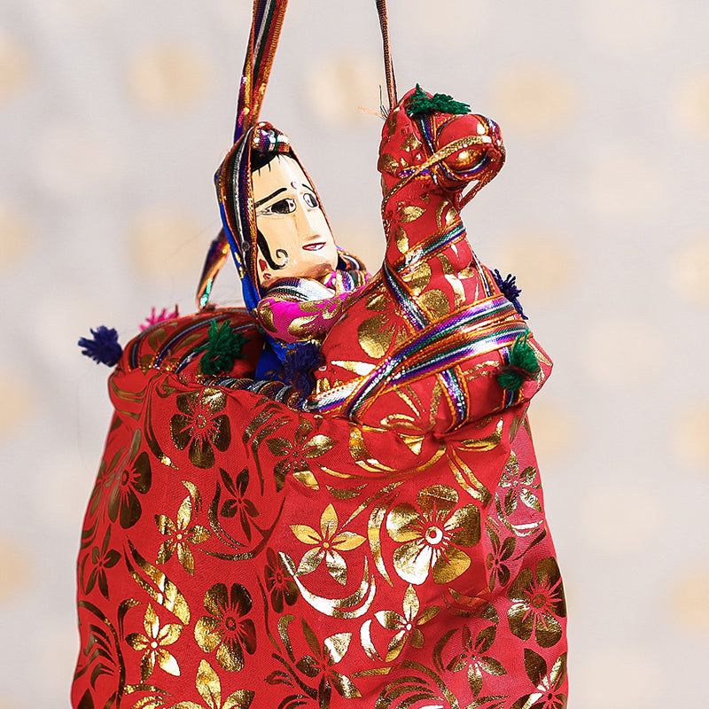 Ghodi Sawar - Rajasthani Handmade Hanging / Kathputli