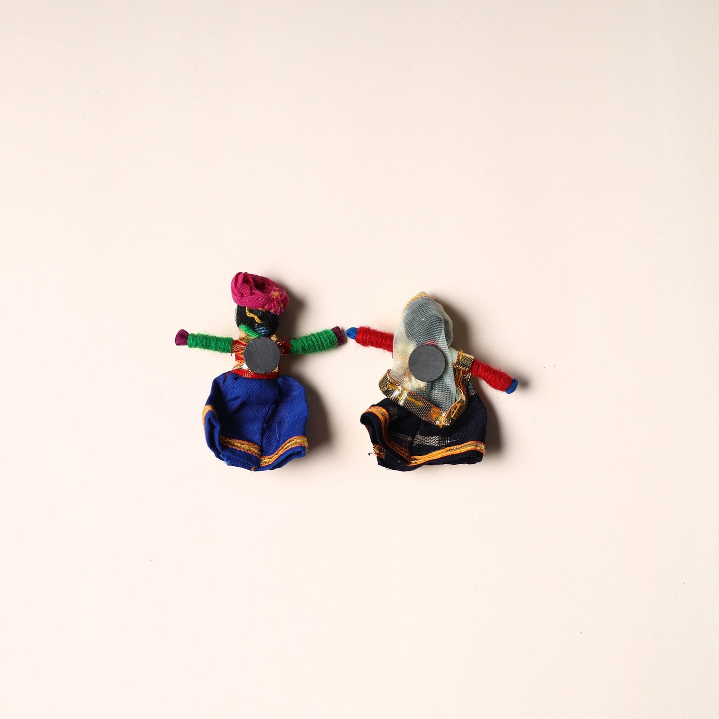 Rajasthani Puppet Couple Handmade Magnet