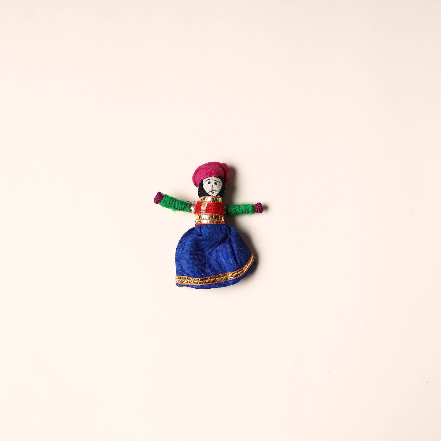 Rajasthani Puppet Couple Handmade Magnet