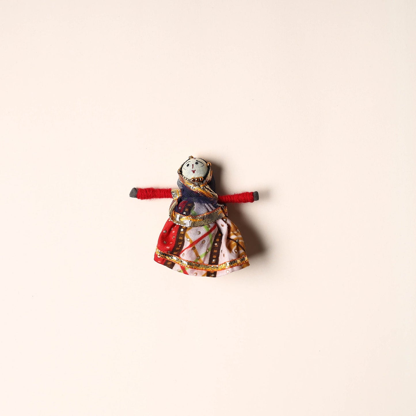 Rajasthani Puppet Couple Handmade Magnet
