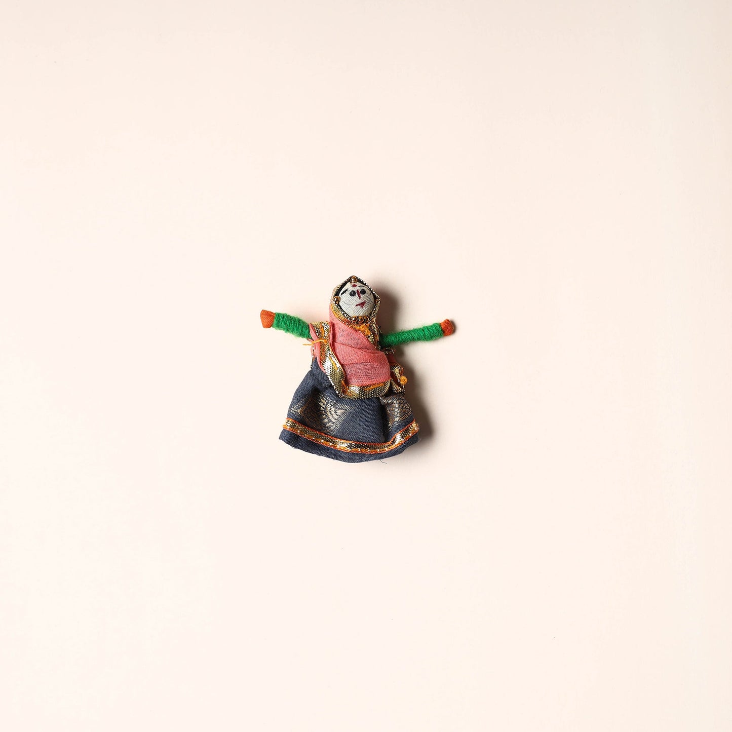 Rajasthani Puppet Couple Handmade Magnet