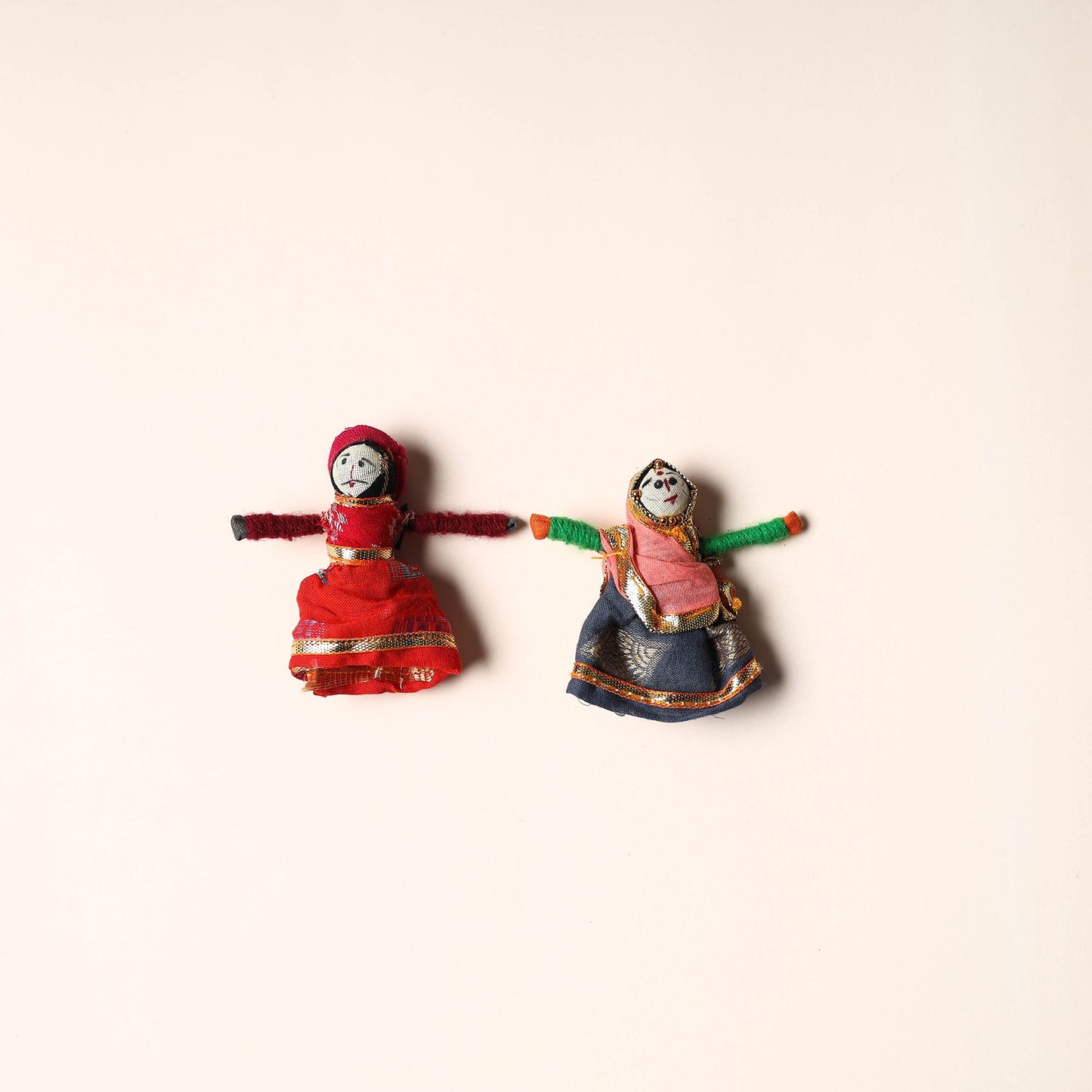 Rajasthani Puppet Couple Handmade Magnet