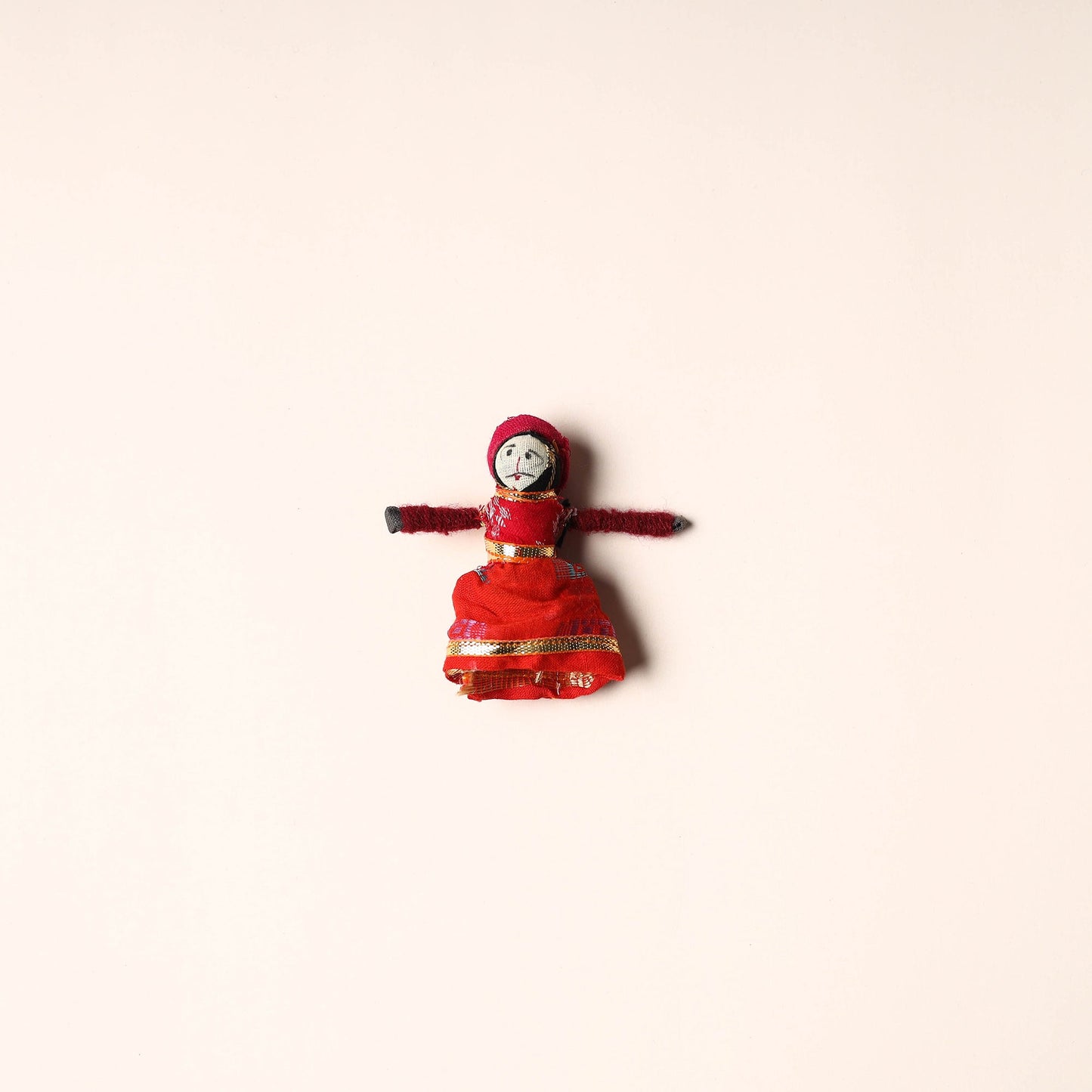 Rajasthani Puppet Couple Handmade Magnet