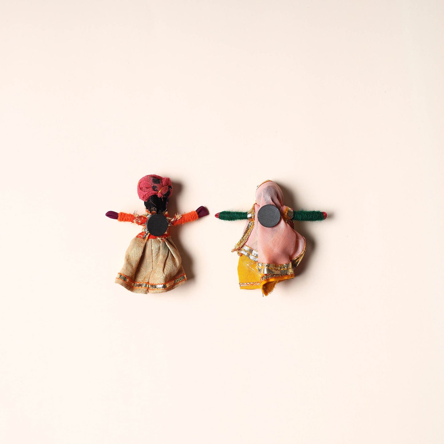 Rajasthani Puppet Couple Handmade Magnet