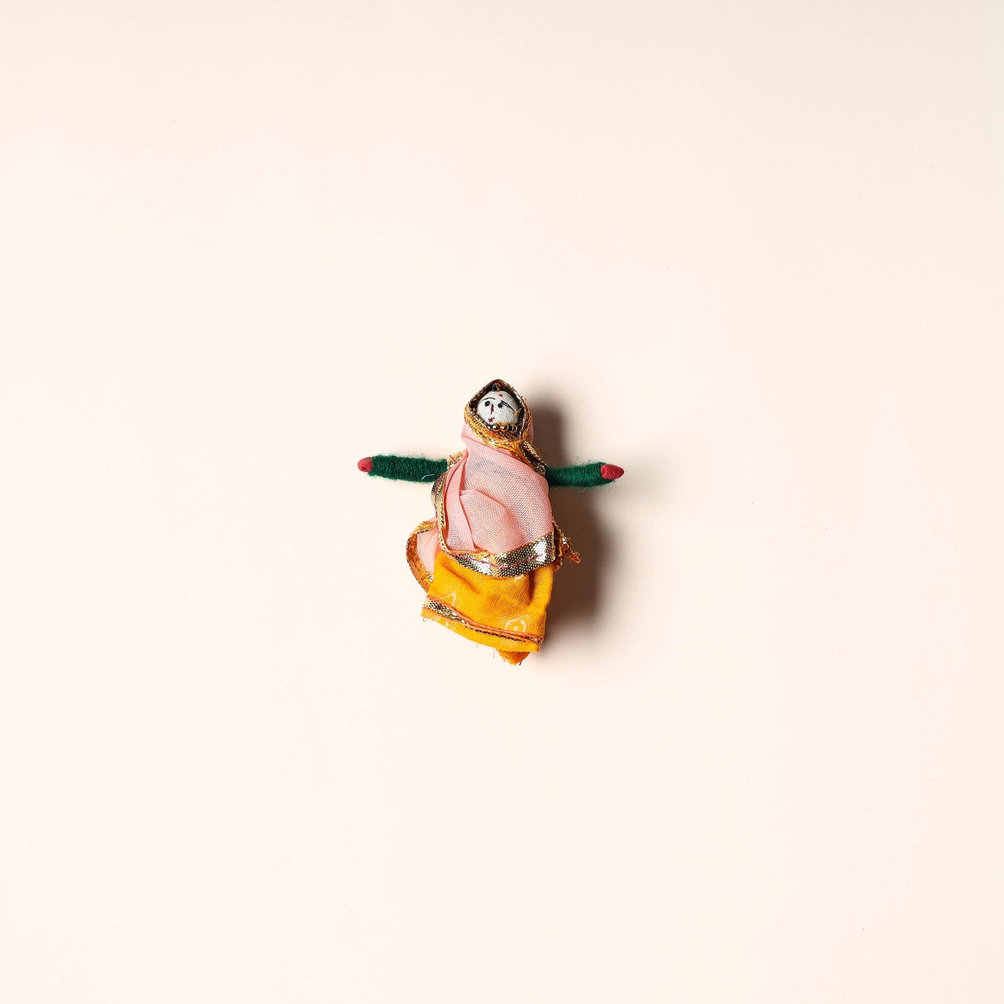 Rajasthani Puppet Couple Handmade Magnet