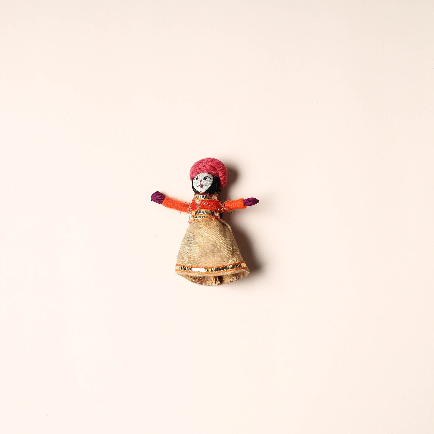 Rajasthani Puppet Couple Handmade Magnet