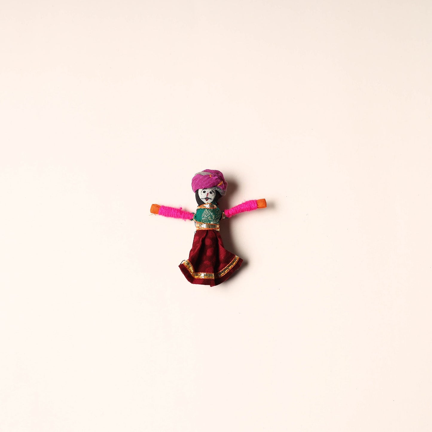 Rajasthani Puppet Couple Handmade Magnet
