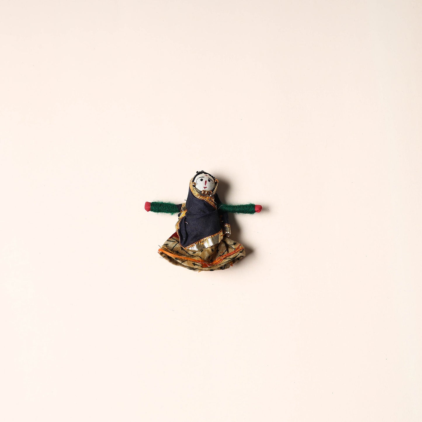 Rajasthani Puppet Couple Handmade Magnet