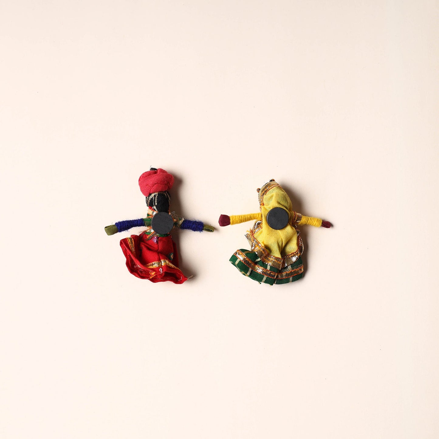 Rajasthani Puppet Couple Handmade Magnet