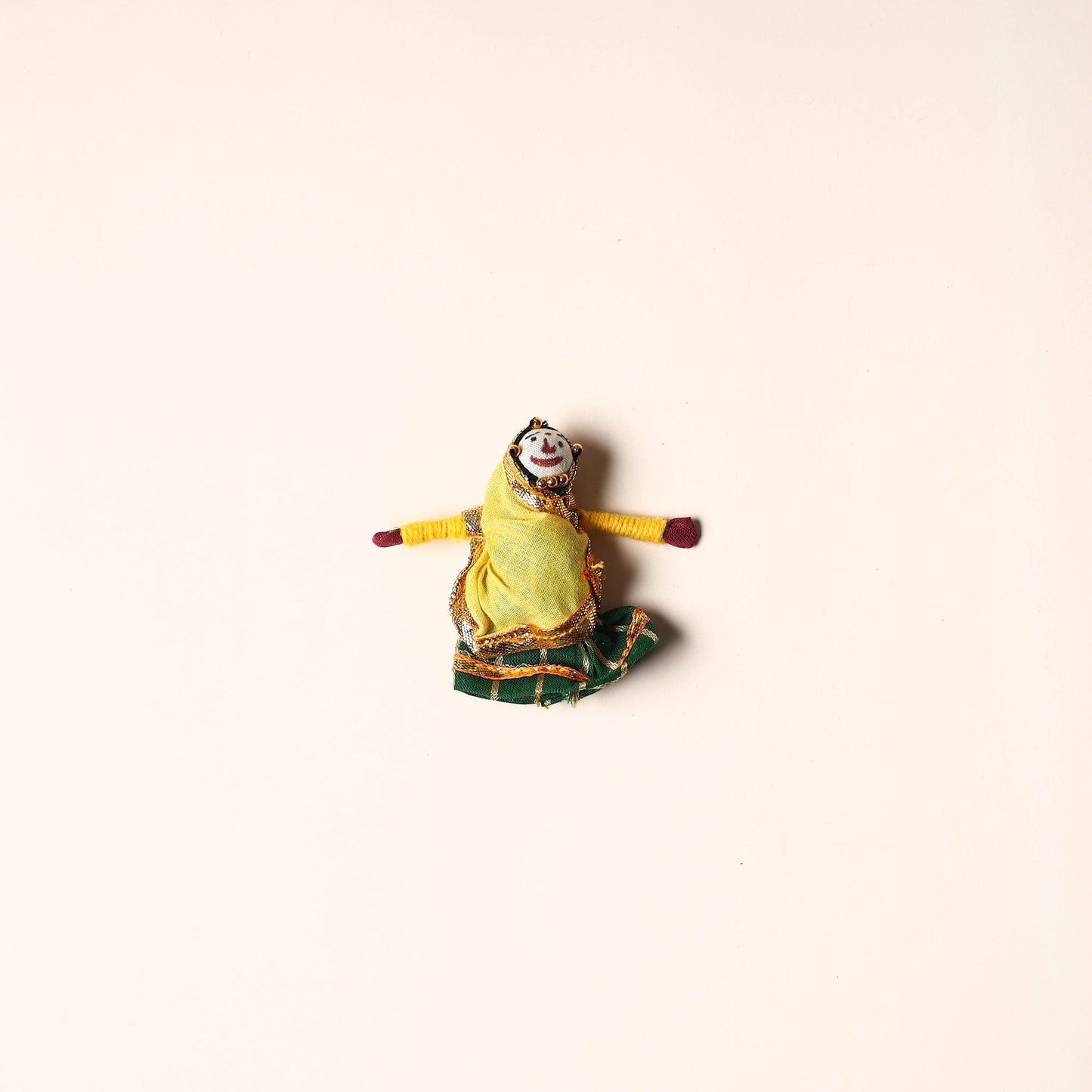 Rajasthani Puppet Couple Handmade Magnet