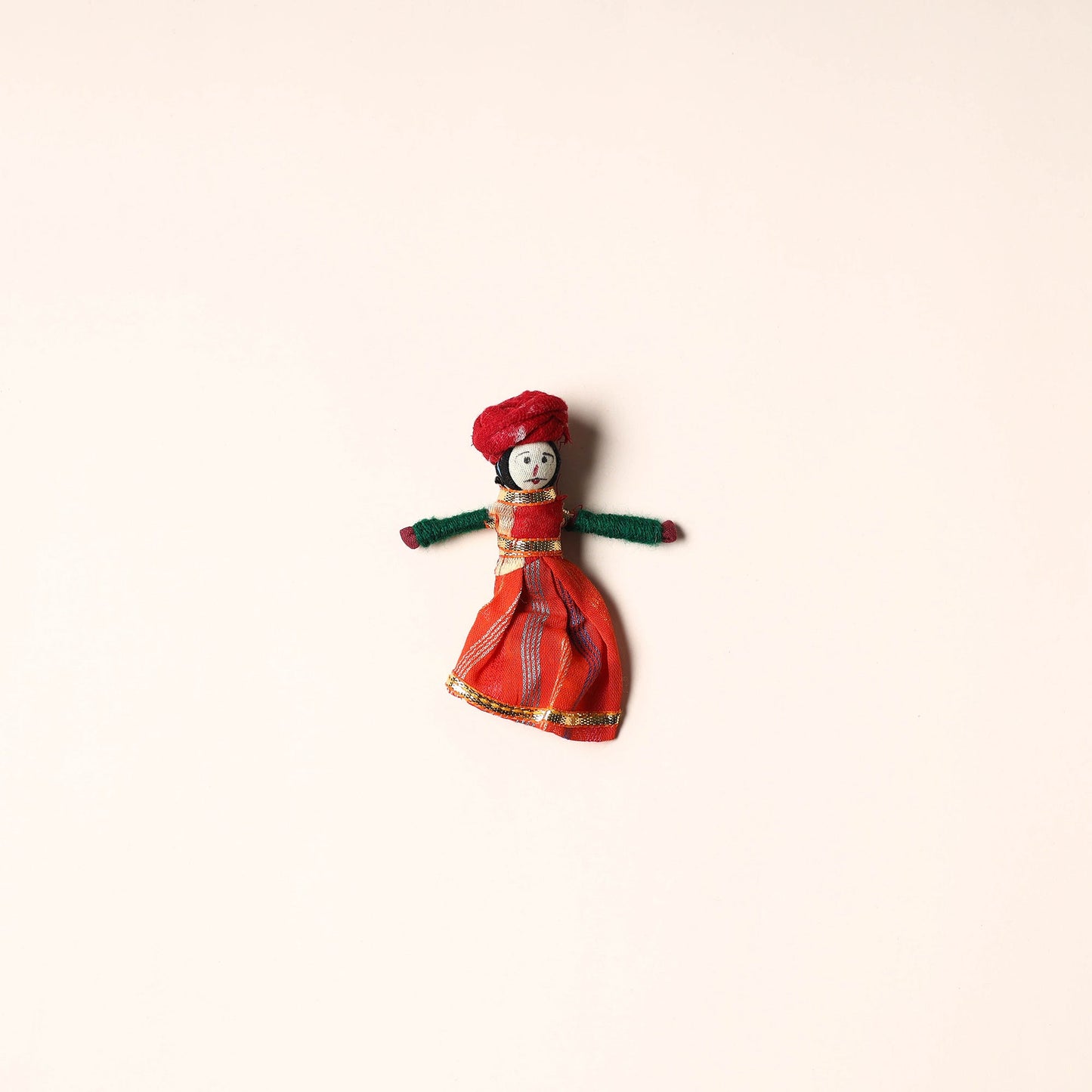 Rajasthani Puppet Couple Handmade Magnet