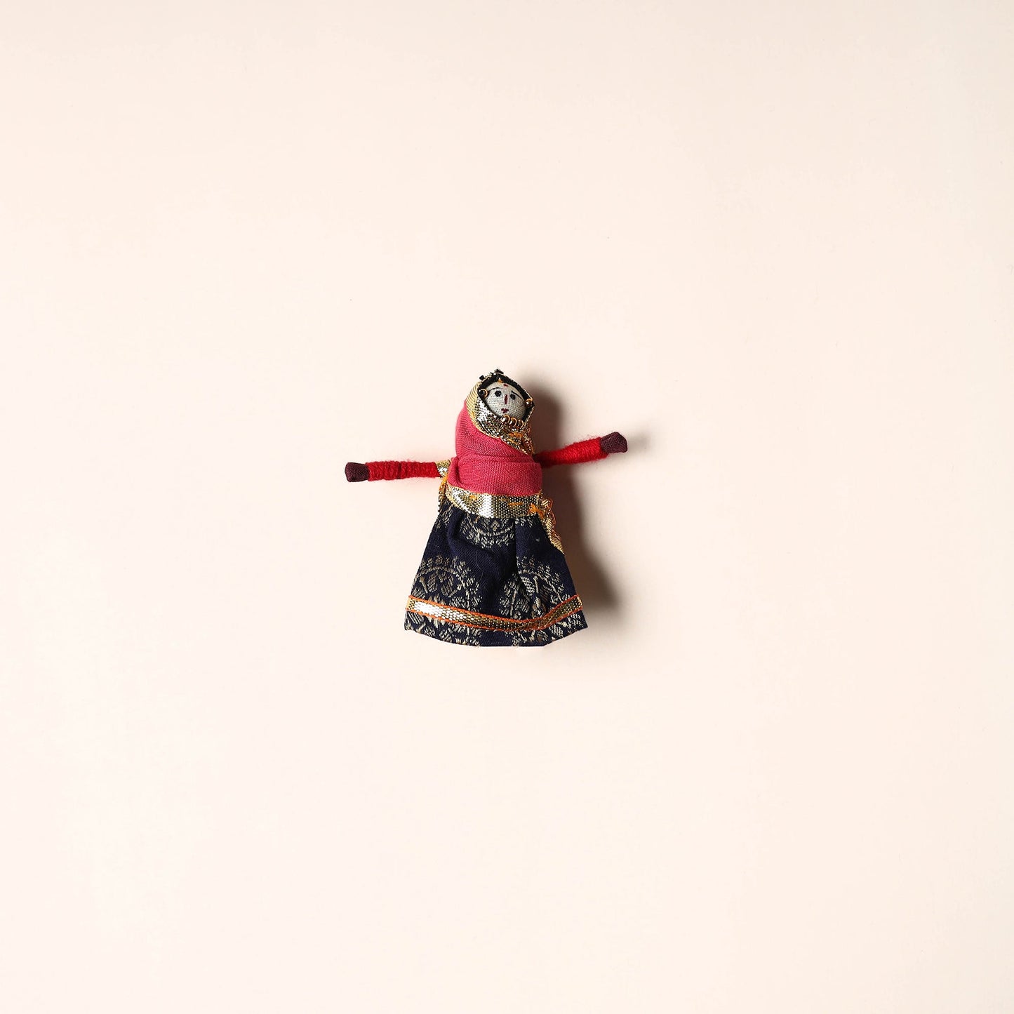 Rajasthani Puppet Couple Handmade Magnet