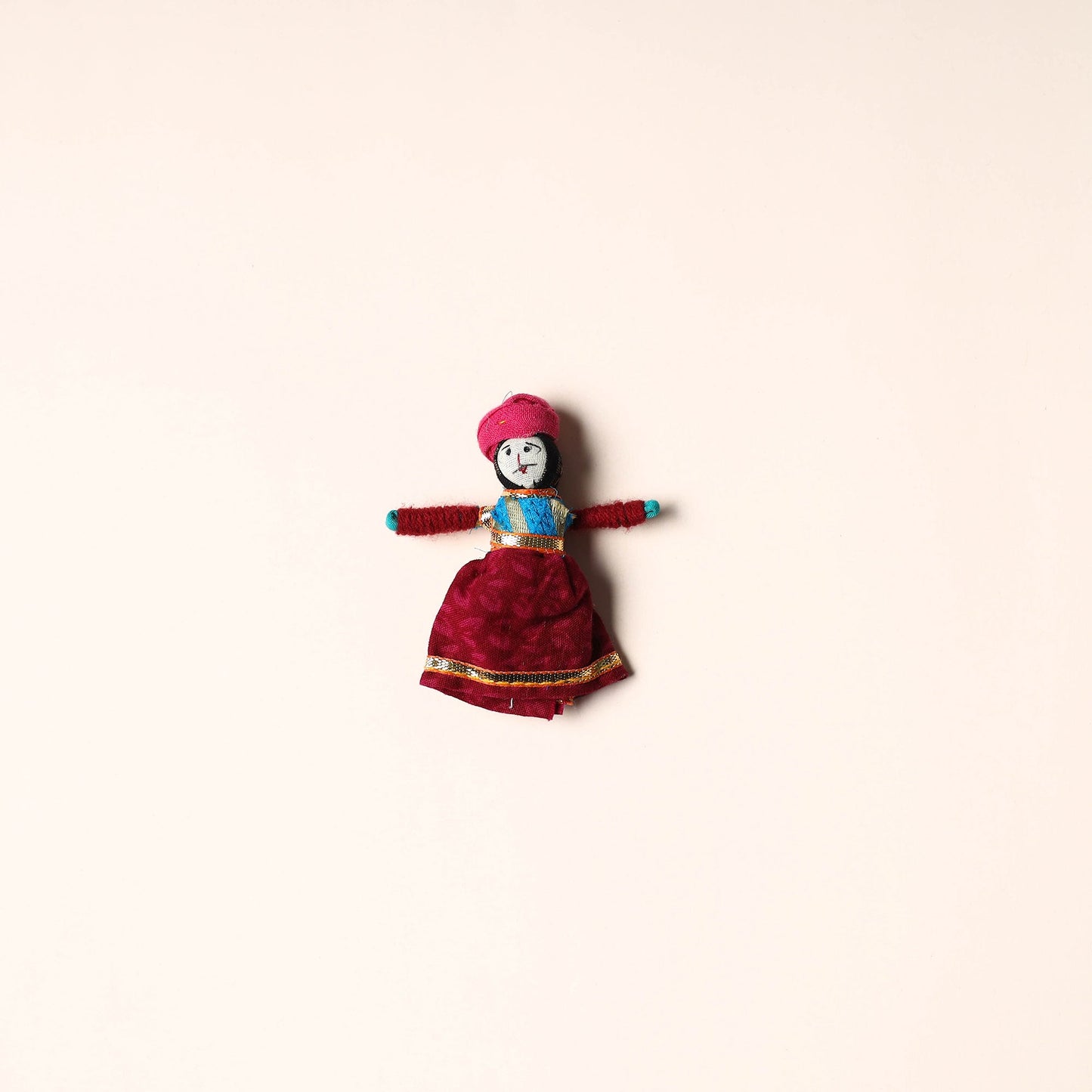 Rajasthani Puppet Couple Handmade Magnet