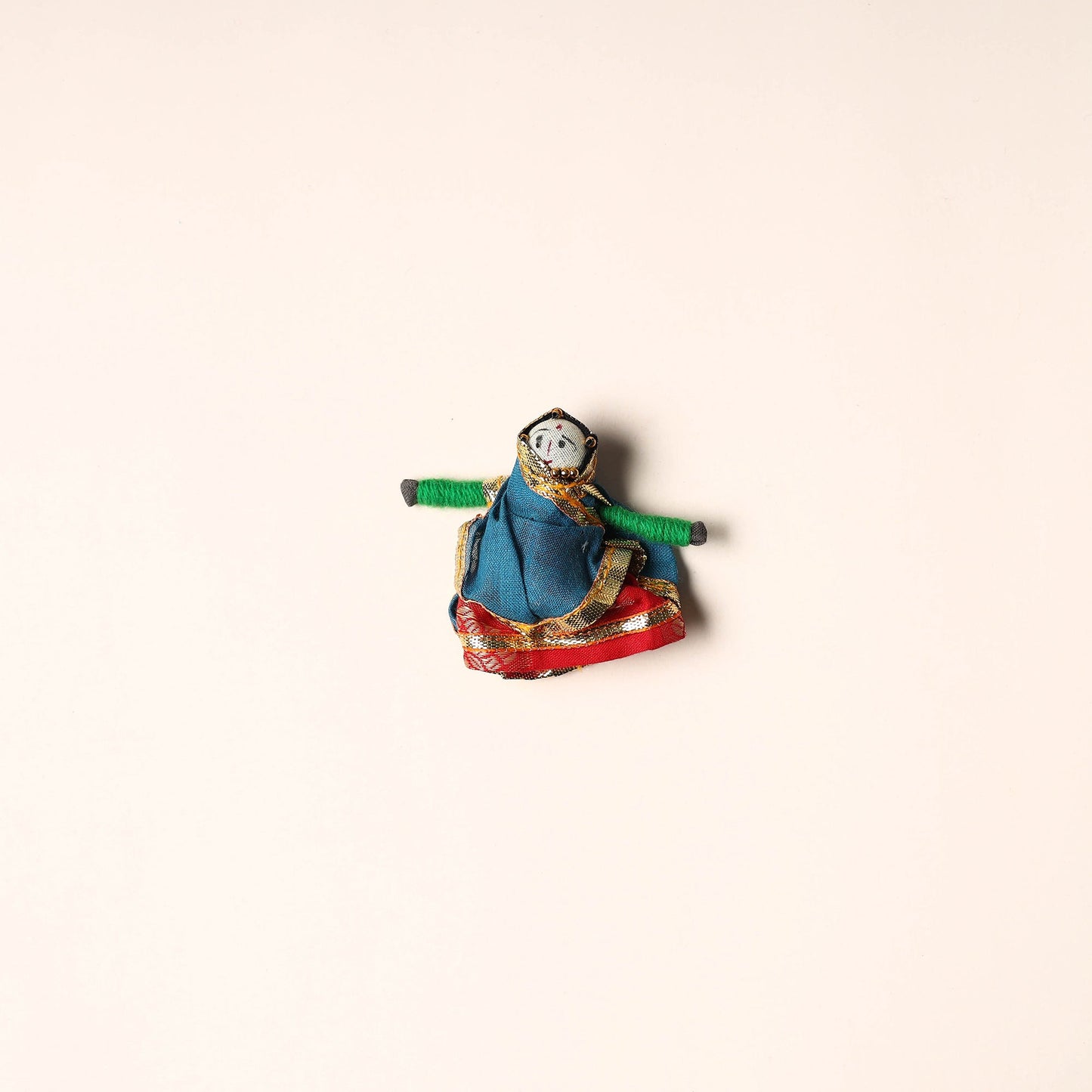 Rajasthani Puppet Couple Handmade Magnet