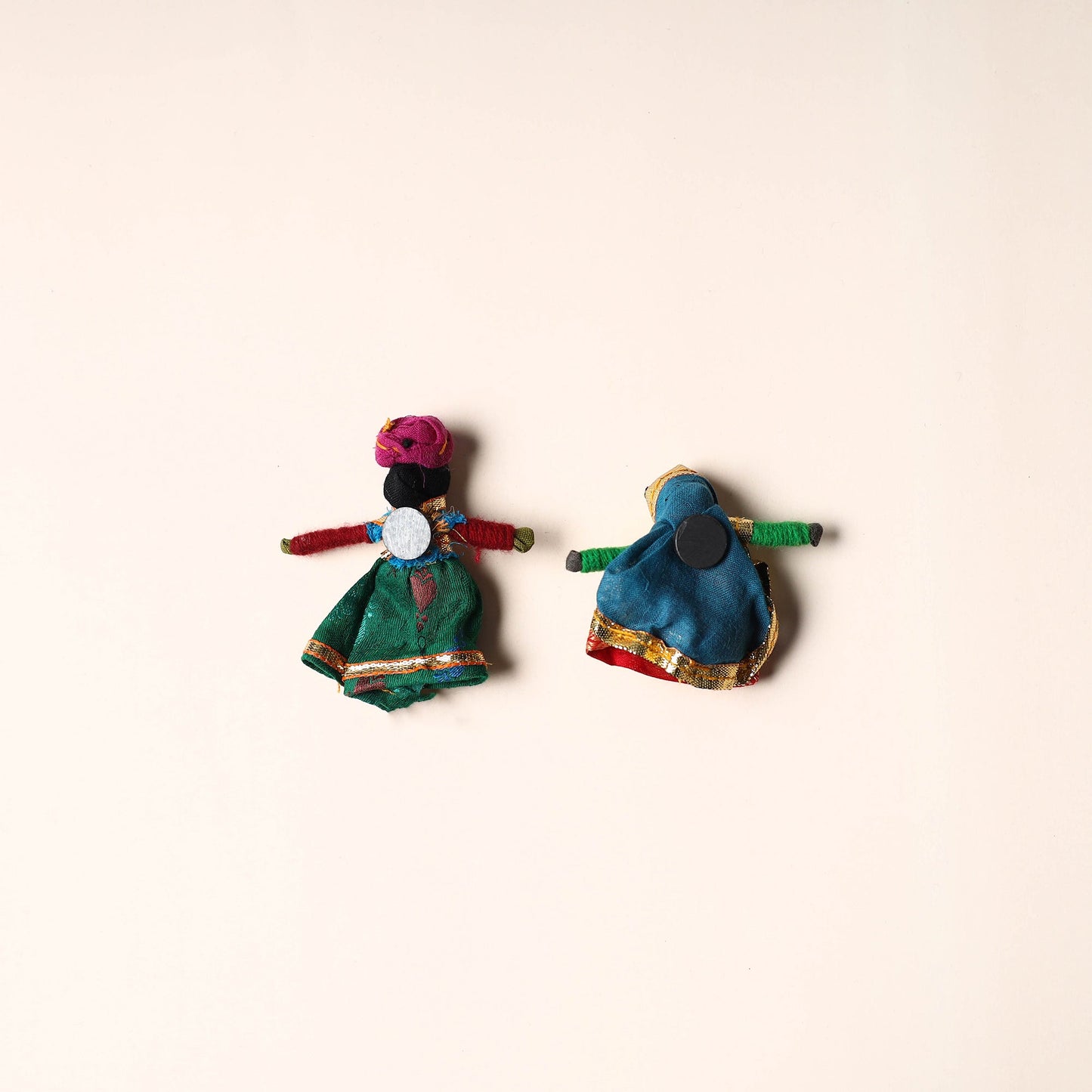 Rajasthani Puppet Couple Handmade Magnet