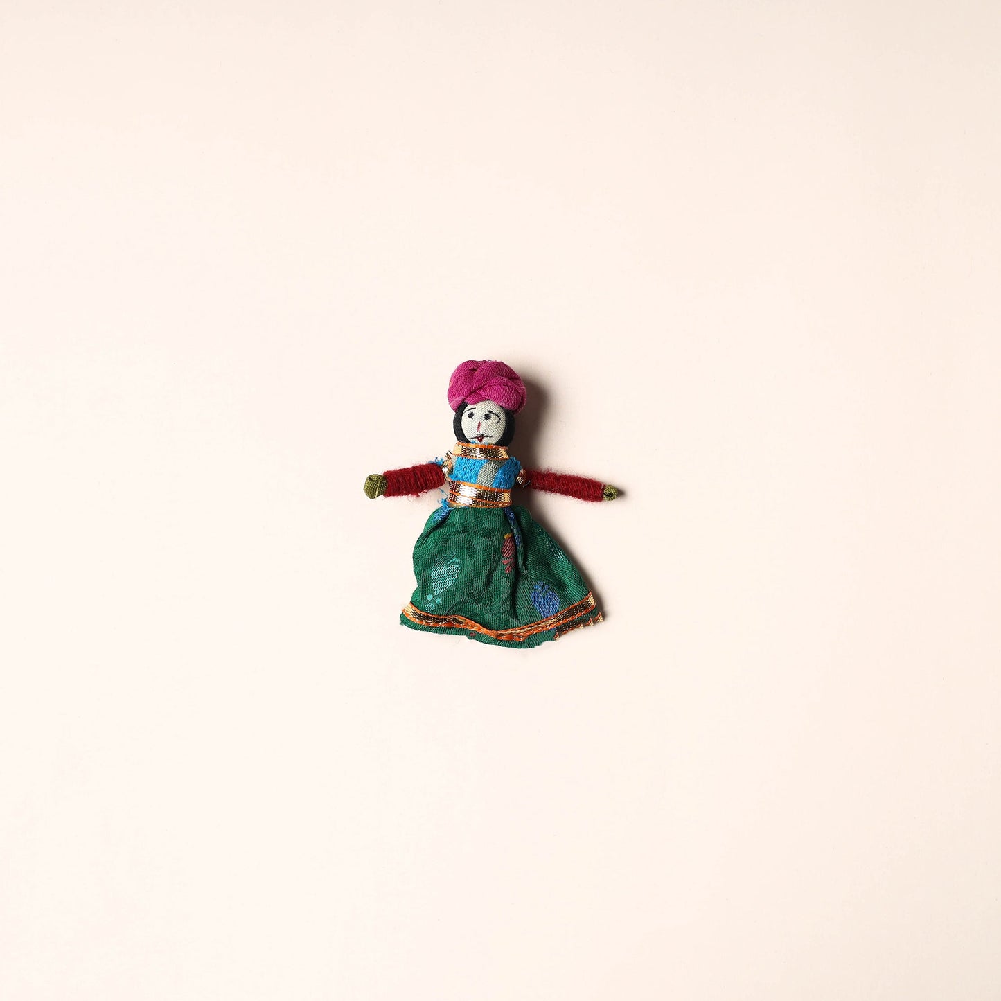 Rajasthani Puppet Couple Handmade Magnet