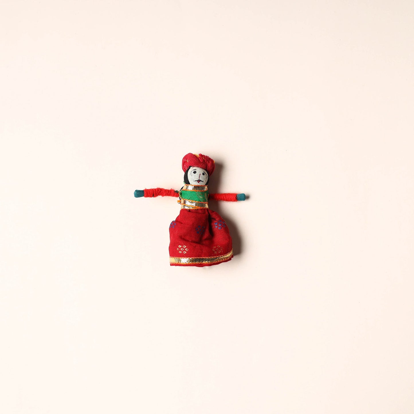 Rajasthani Puppet Couple Handmade Magnet