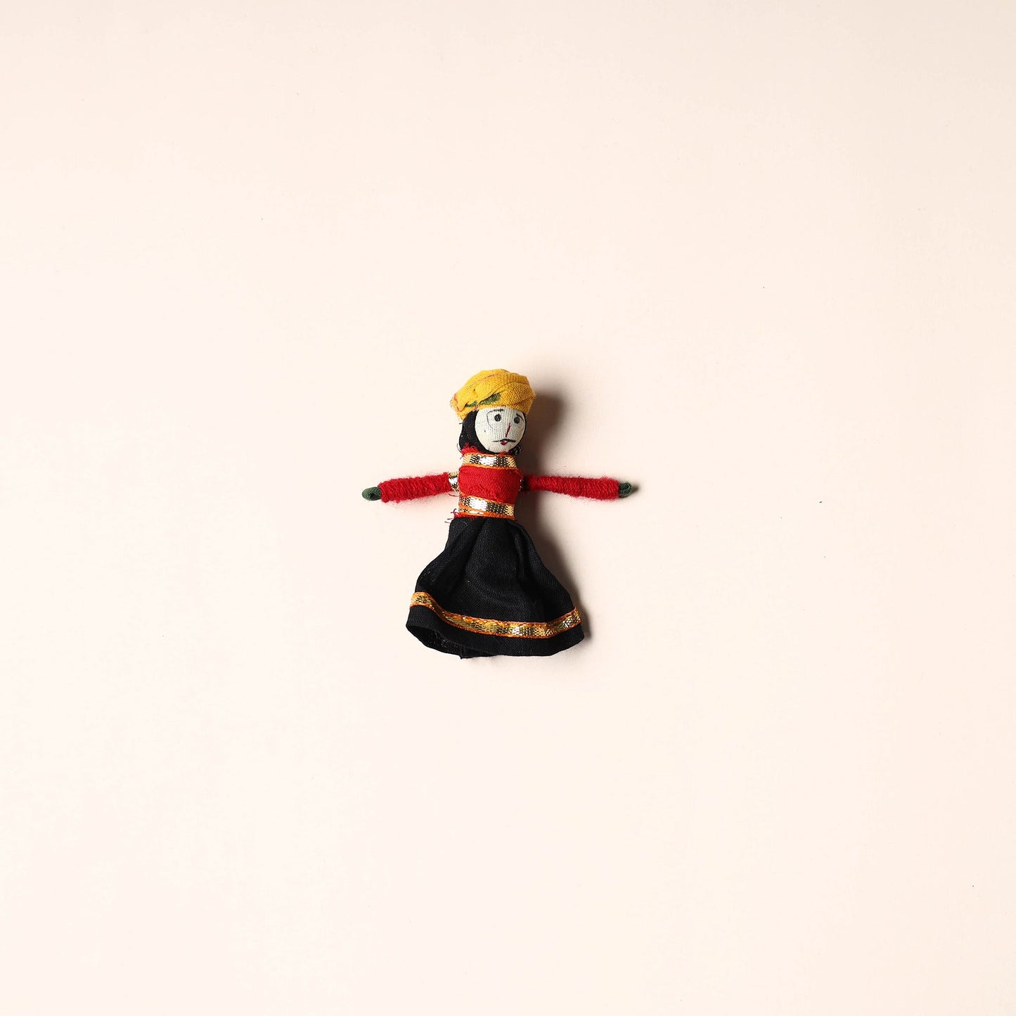 Rajasthani Puppet Couple Handmade Magnet