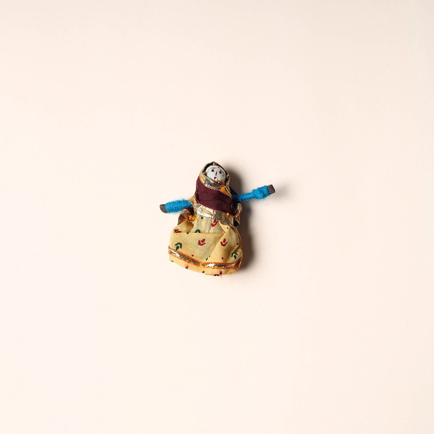 Rajasthani Puppet Couple Handmade Magnet