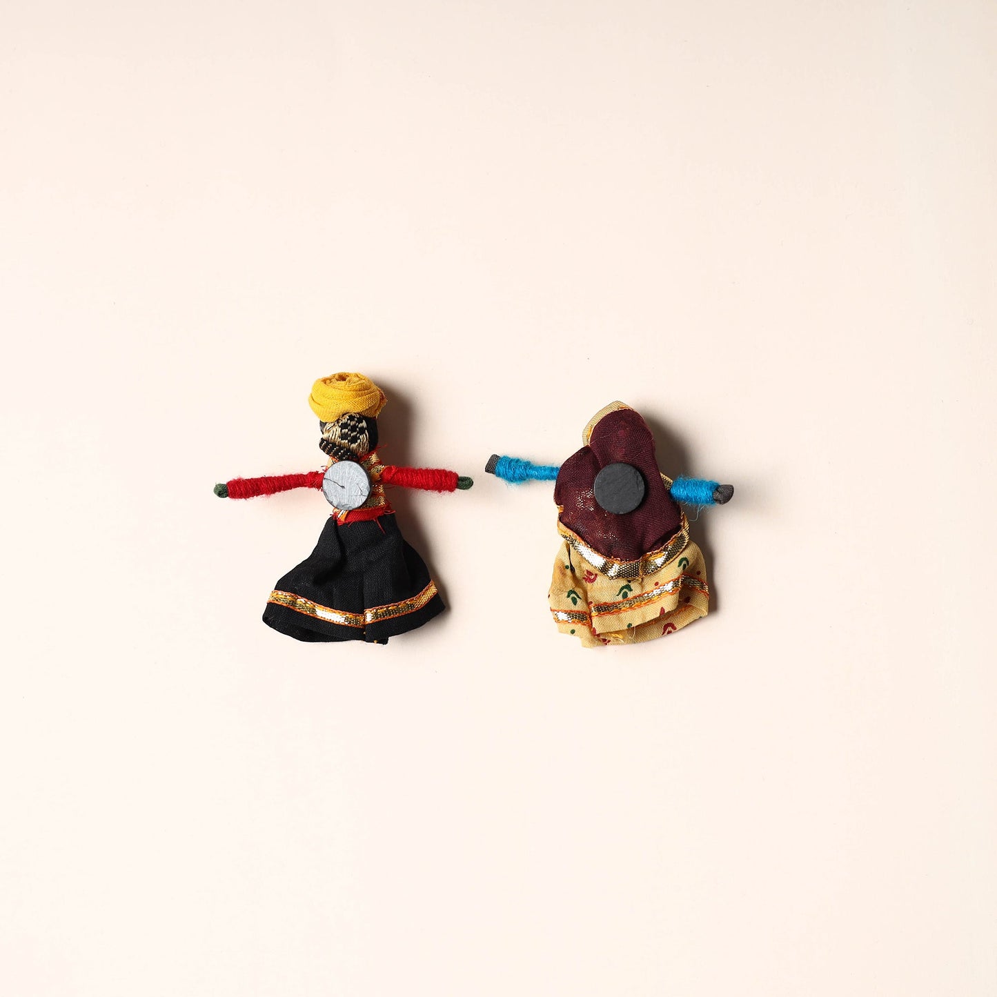 Rajasthani Puppet Couple Handmade Magnet