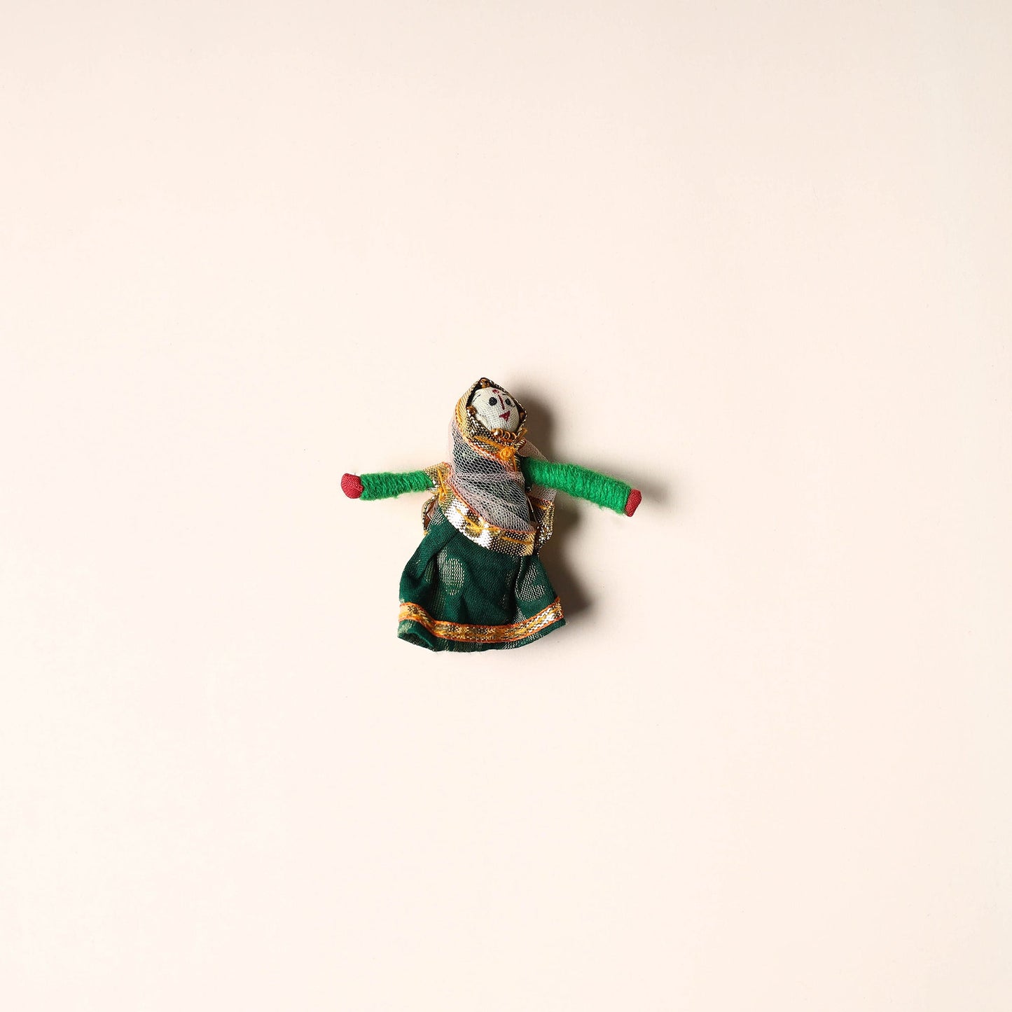 Rajasthani Puppet Couple Handmade Magnet