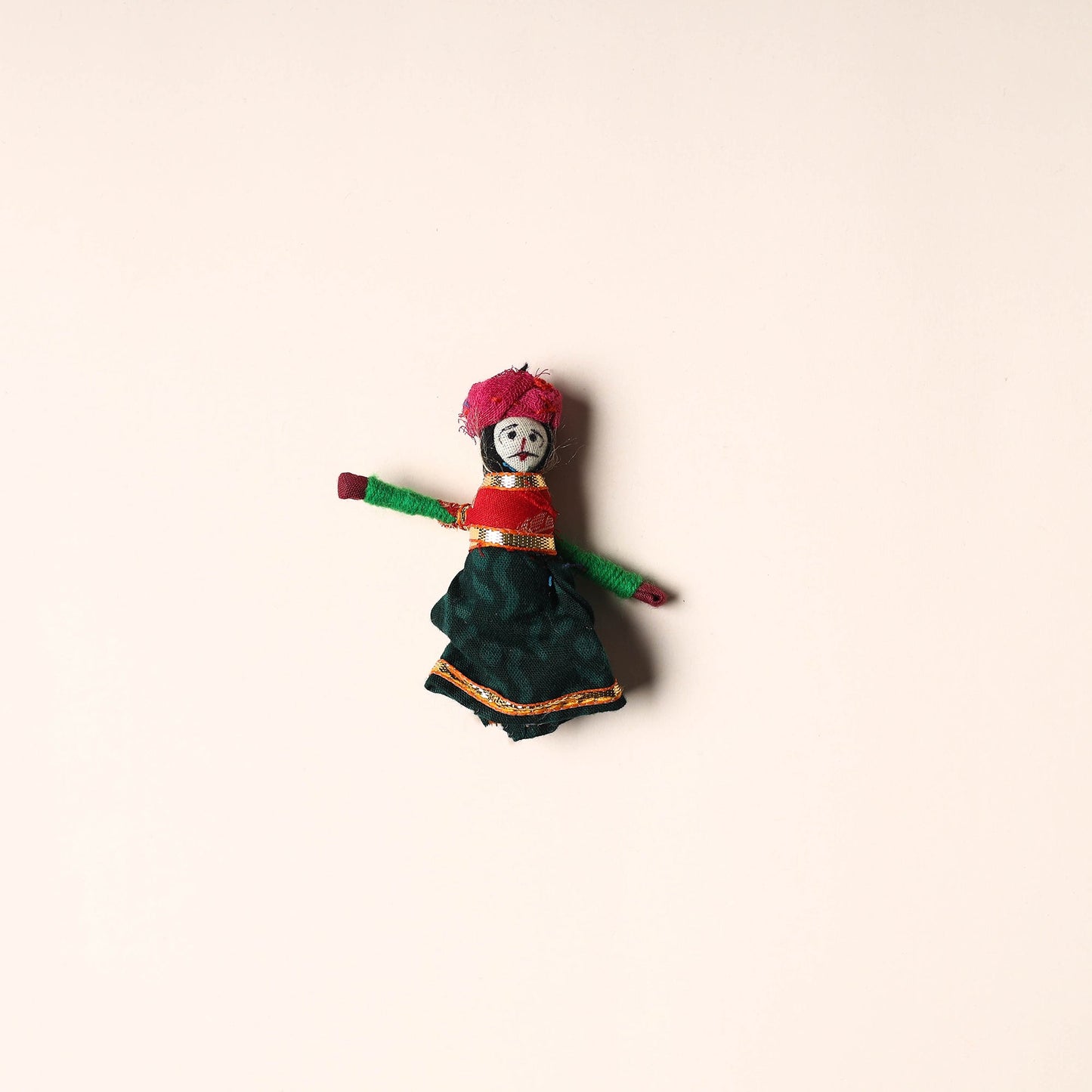 Rajasthani Puppet Couple Handmade Magnet