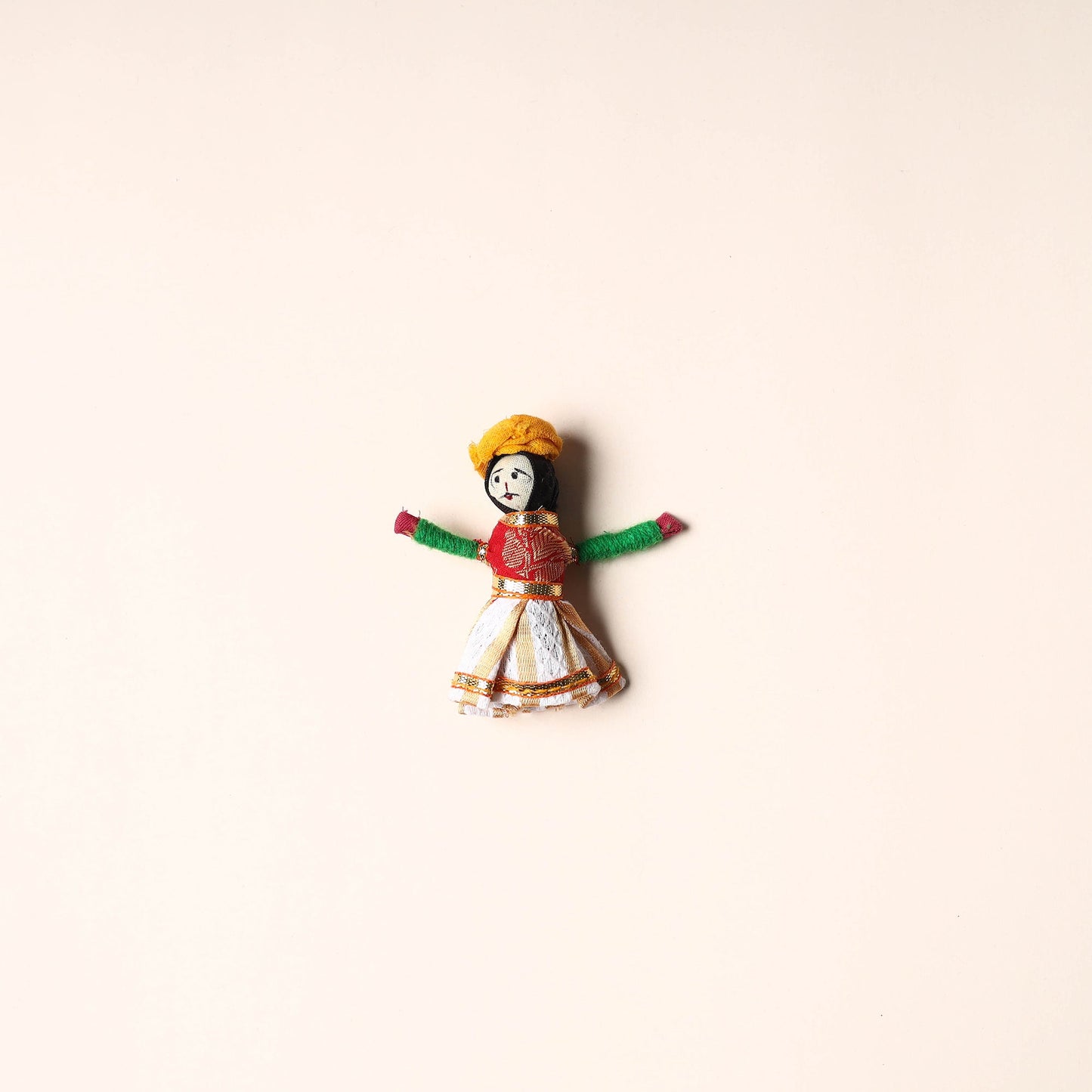 Rajasthani Puppet Couple Handmade Magnet