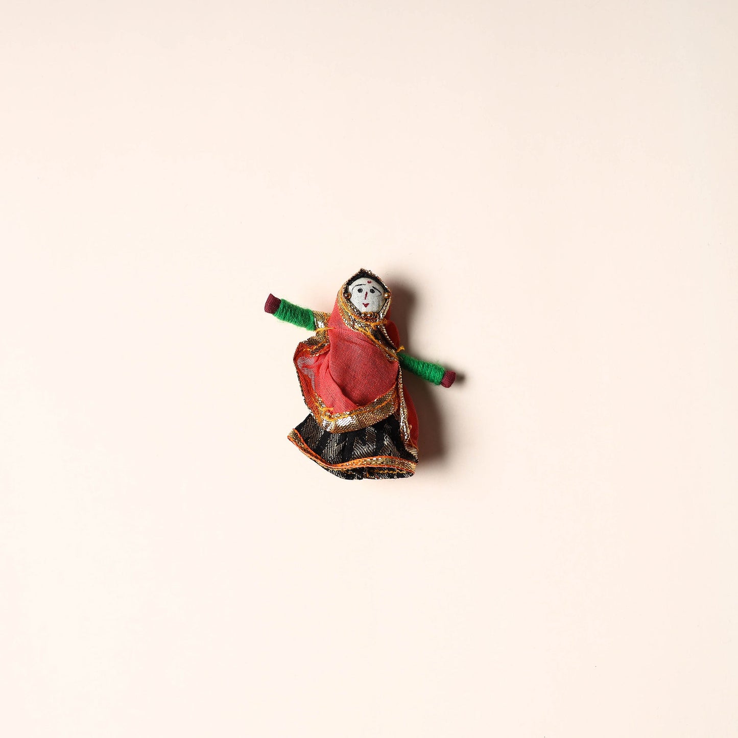 Rajasthani Puppet Couple Handmade Magnet