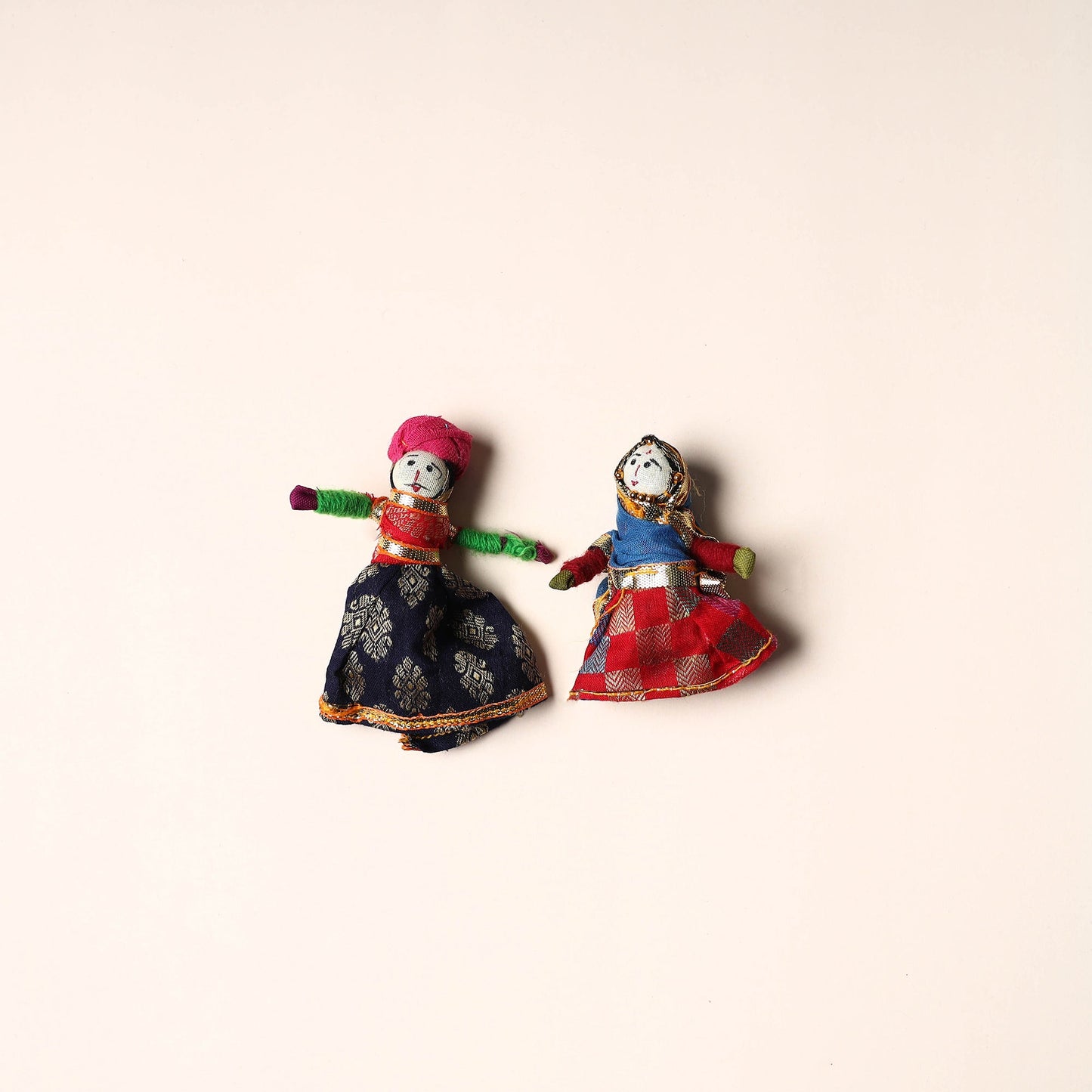 Rajasthani Puppet Couple Handmade Magnet
