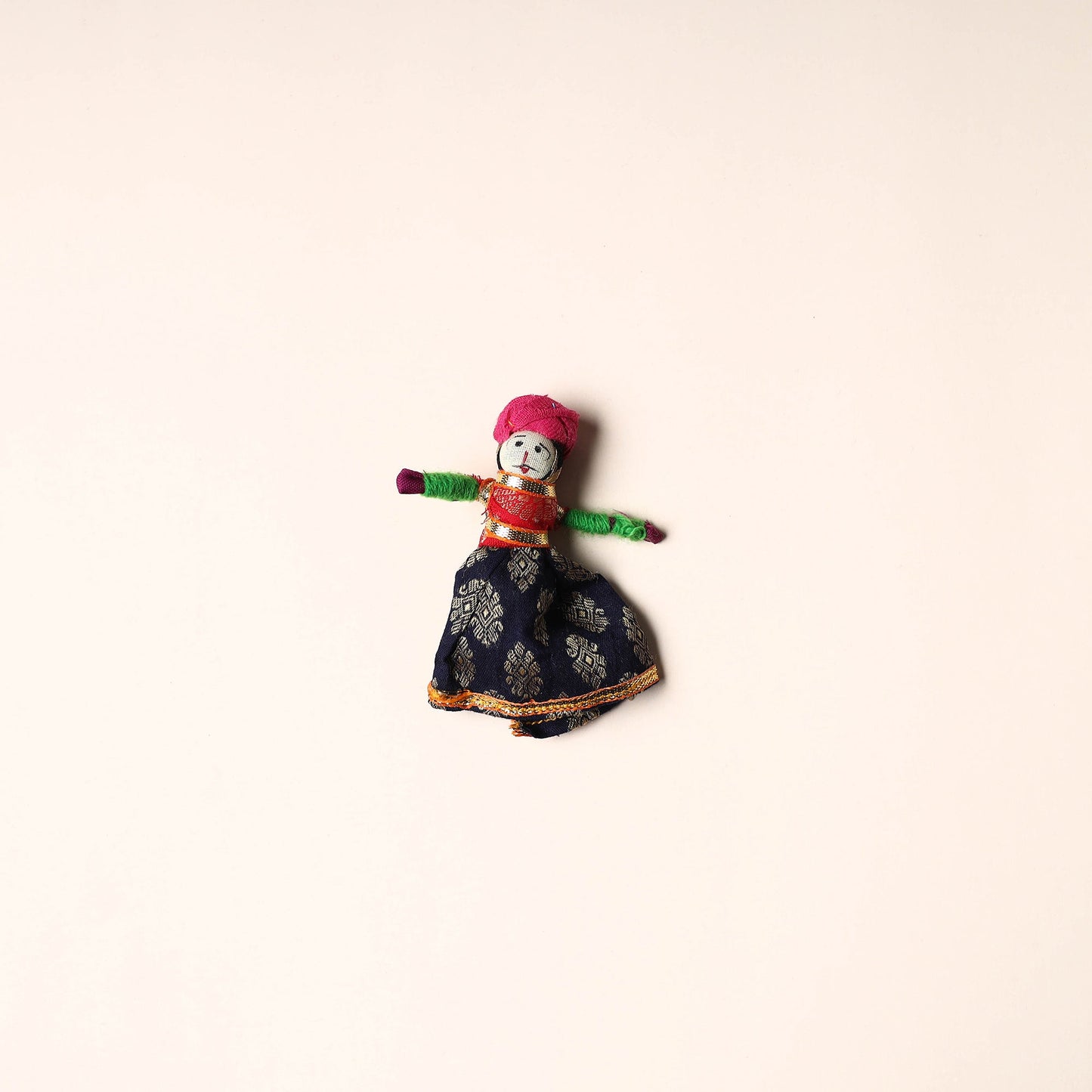 Rajasthani Puppet Couple Handmade Magnet