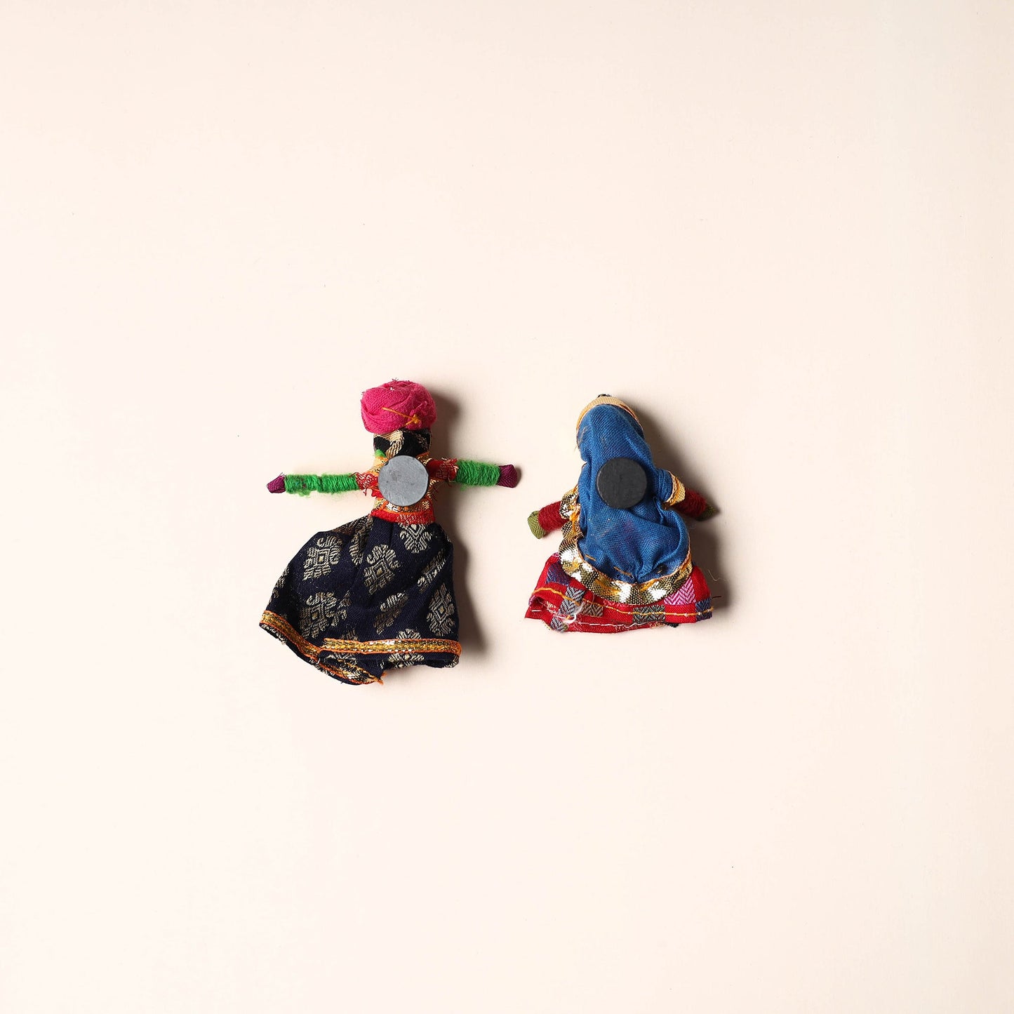 Rajasthani Puppet Couple Handmade Magnet