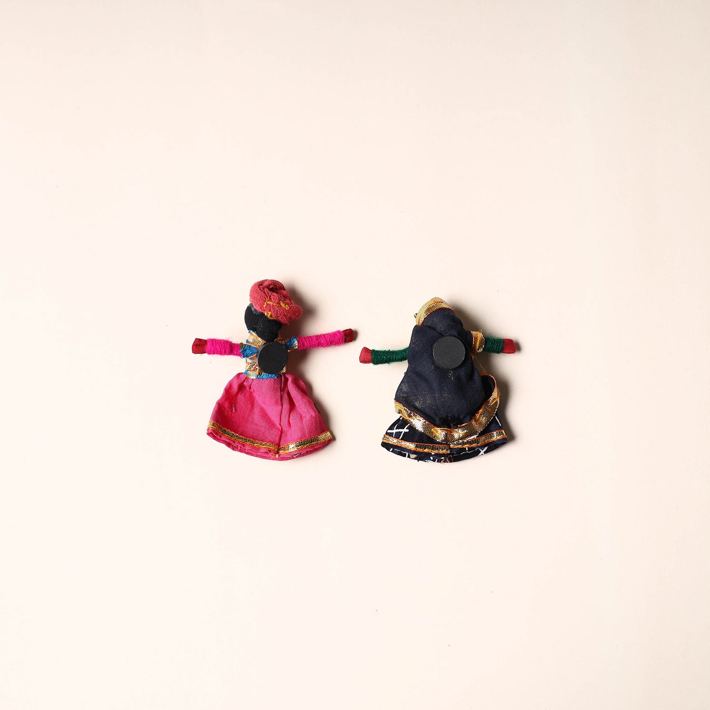 Rajasthani Puppet Couple Handmade Magnet