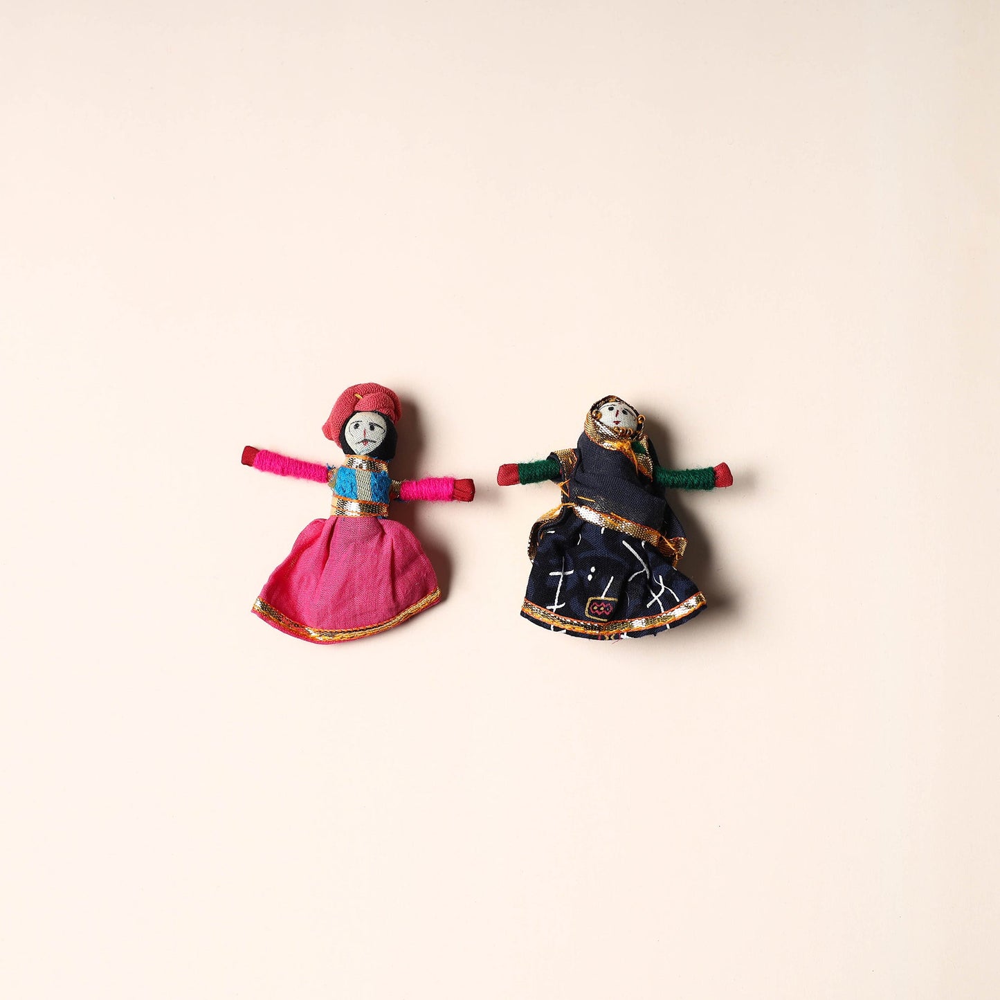 Rajasthani Puppet Couple Handmade Magnet