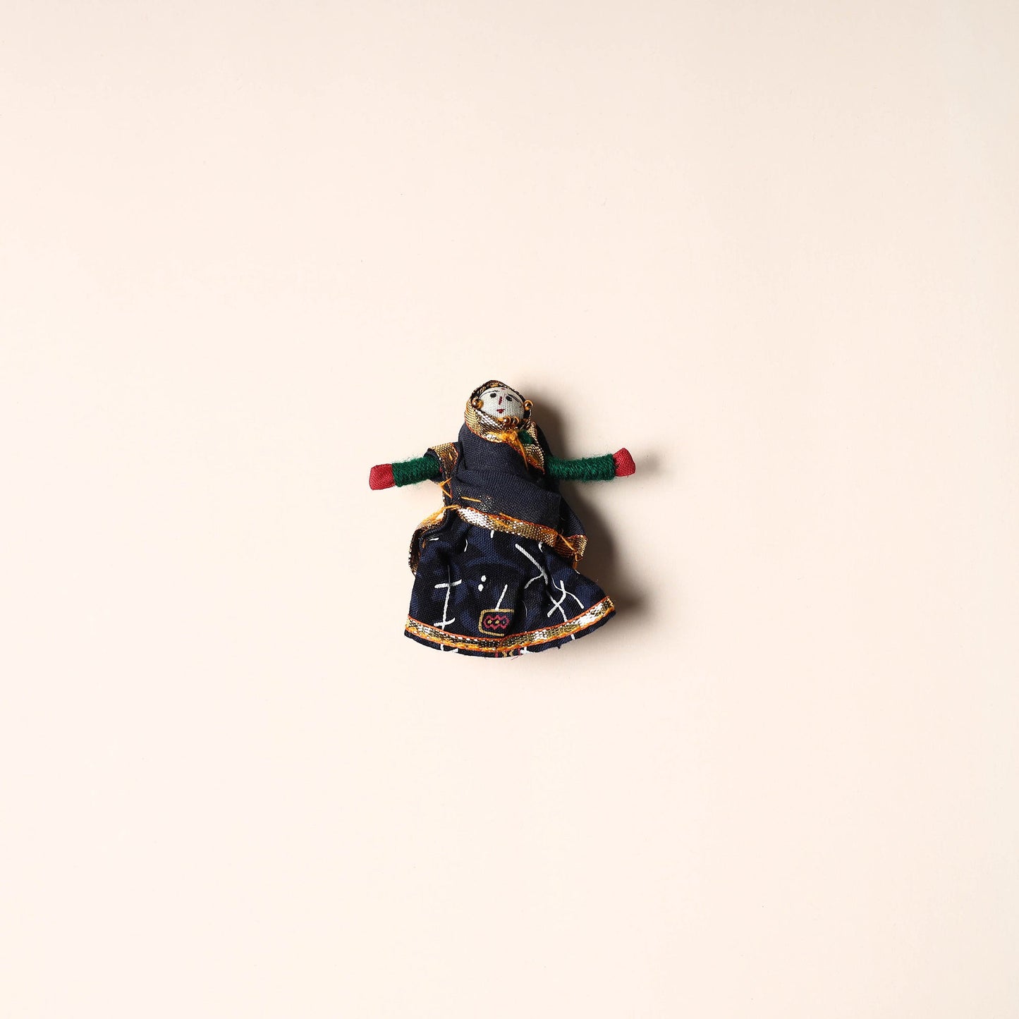 Rajasthani Puppet Couple Handmade Magnet