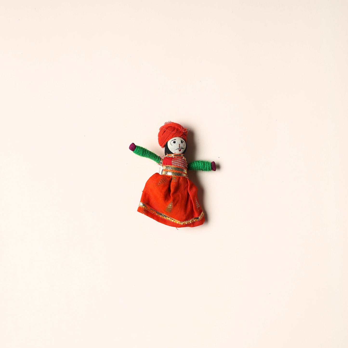 Rajasthani Puppet Couple Handmade Magnet