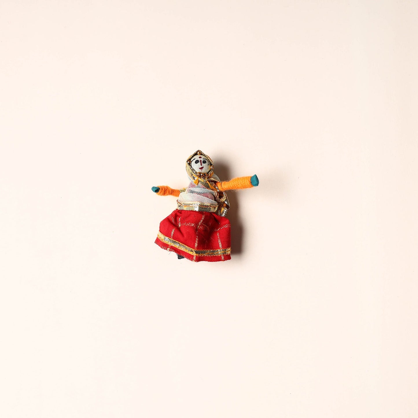Rajasthani Puppet Couple Handmade Magnet