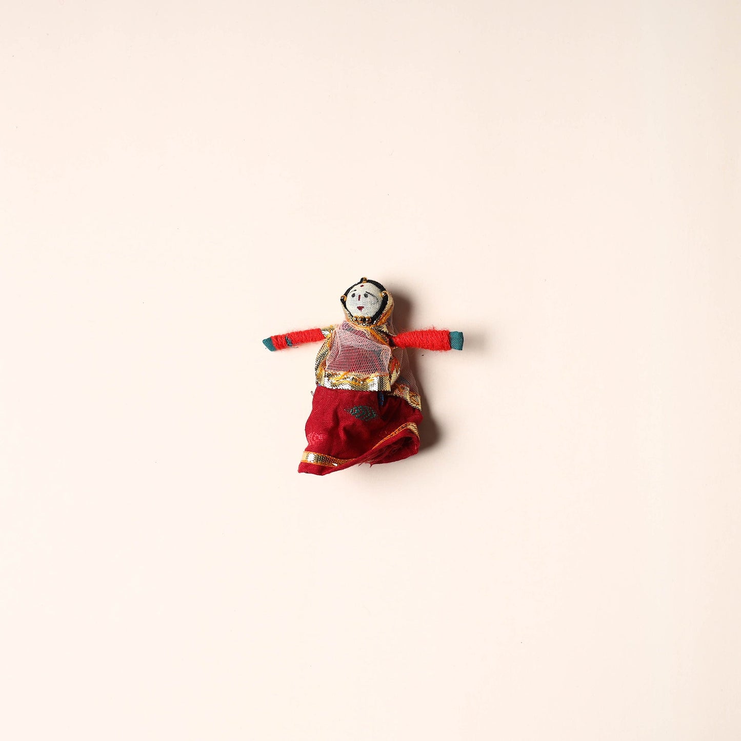 Rajasthani Puppet Couple Handmade Magnet