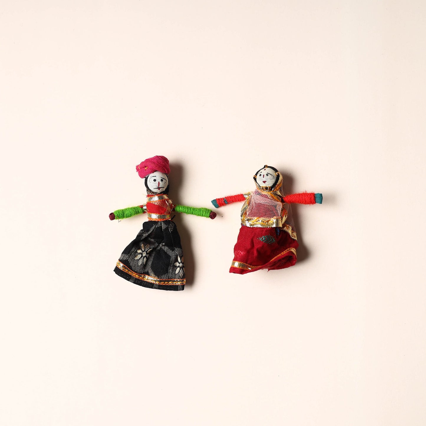 Rajasthani Puppet Couple Handmade Magnet