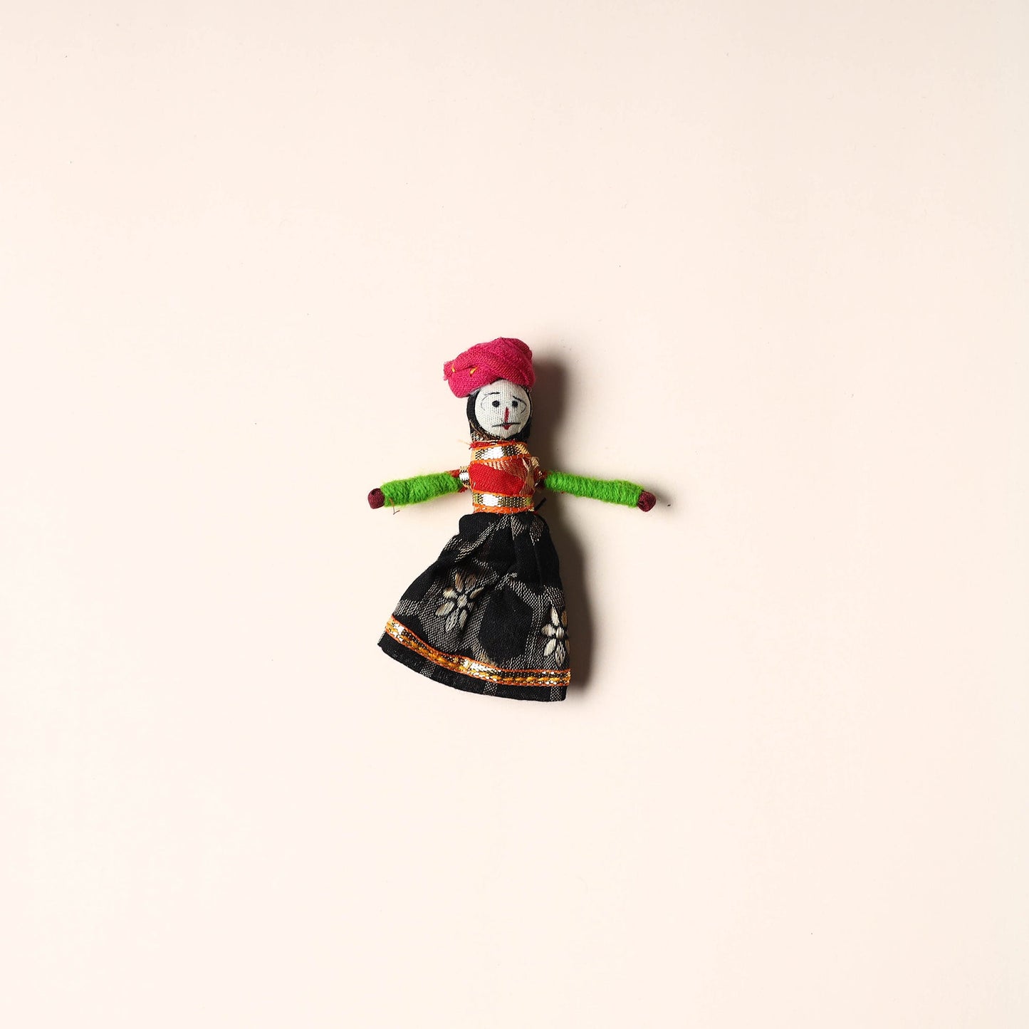 Rajasthani Puppet Couple Handmade Magnet