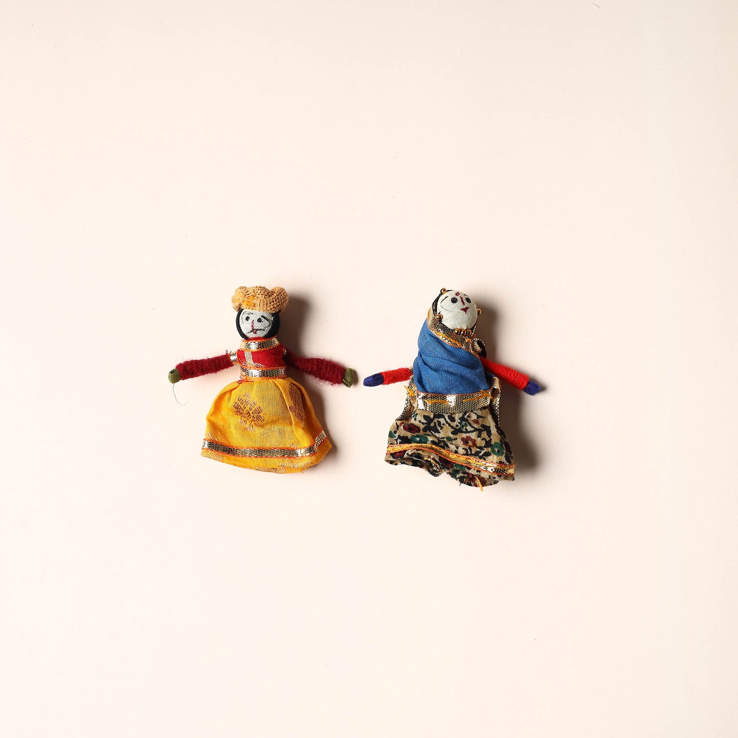 Rajasthani Puppet Couple Handmade Magnet