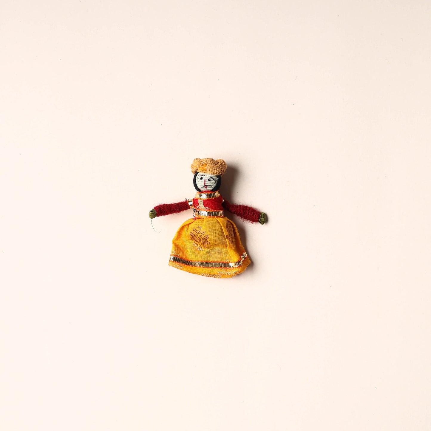 Rajasthani Puppet Couple Handmade Magnet