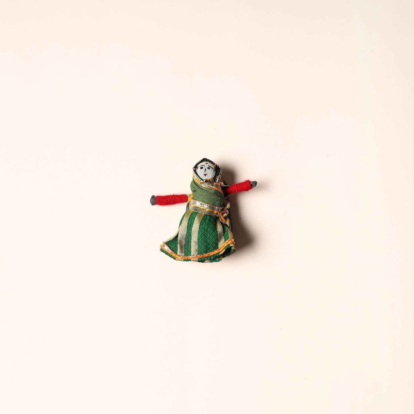Rajasthani Puppet Couple Handmade Magnet
