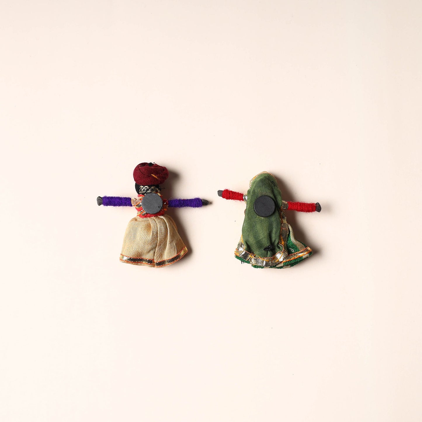 Rajasthani Puppet Couple Handmade Magnet