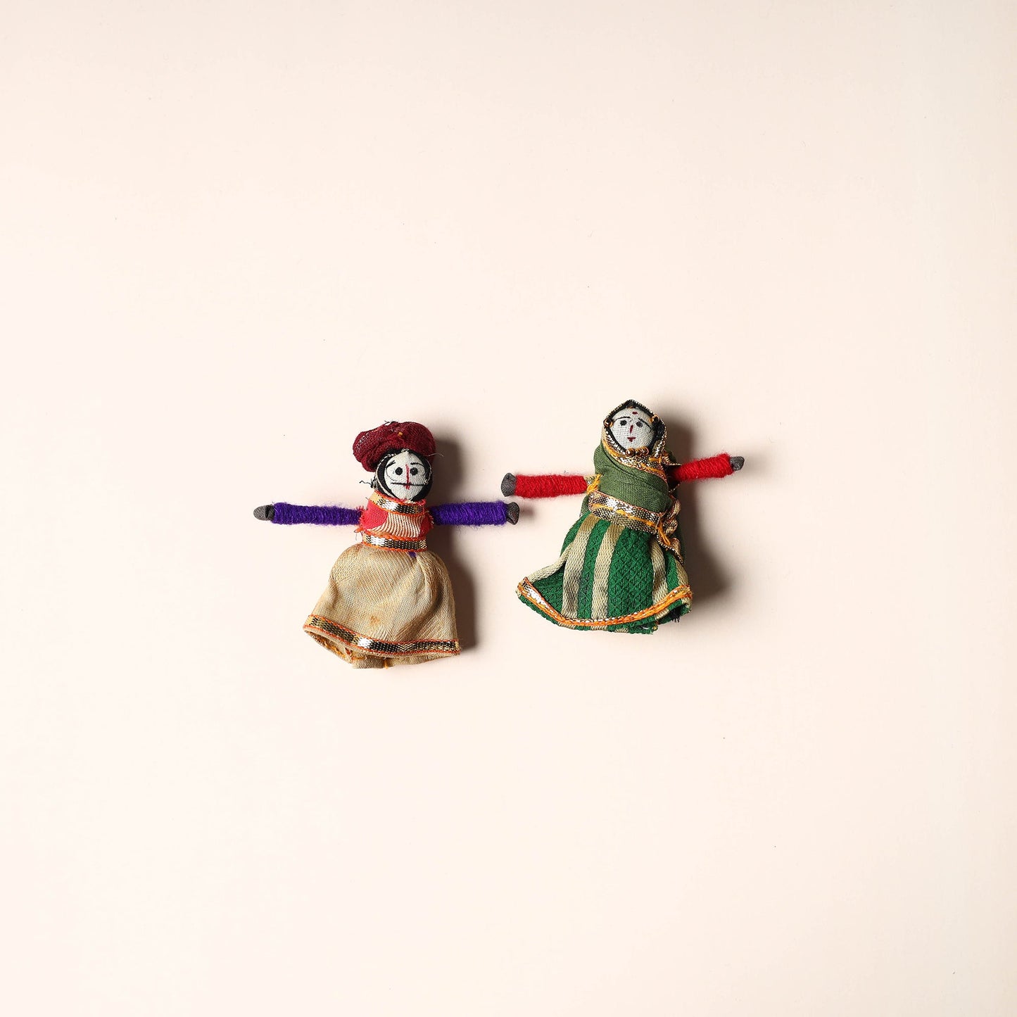 Rajasthani Puppet Couple Handmade Magnet