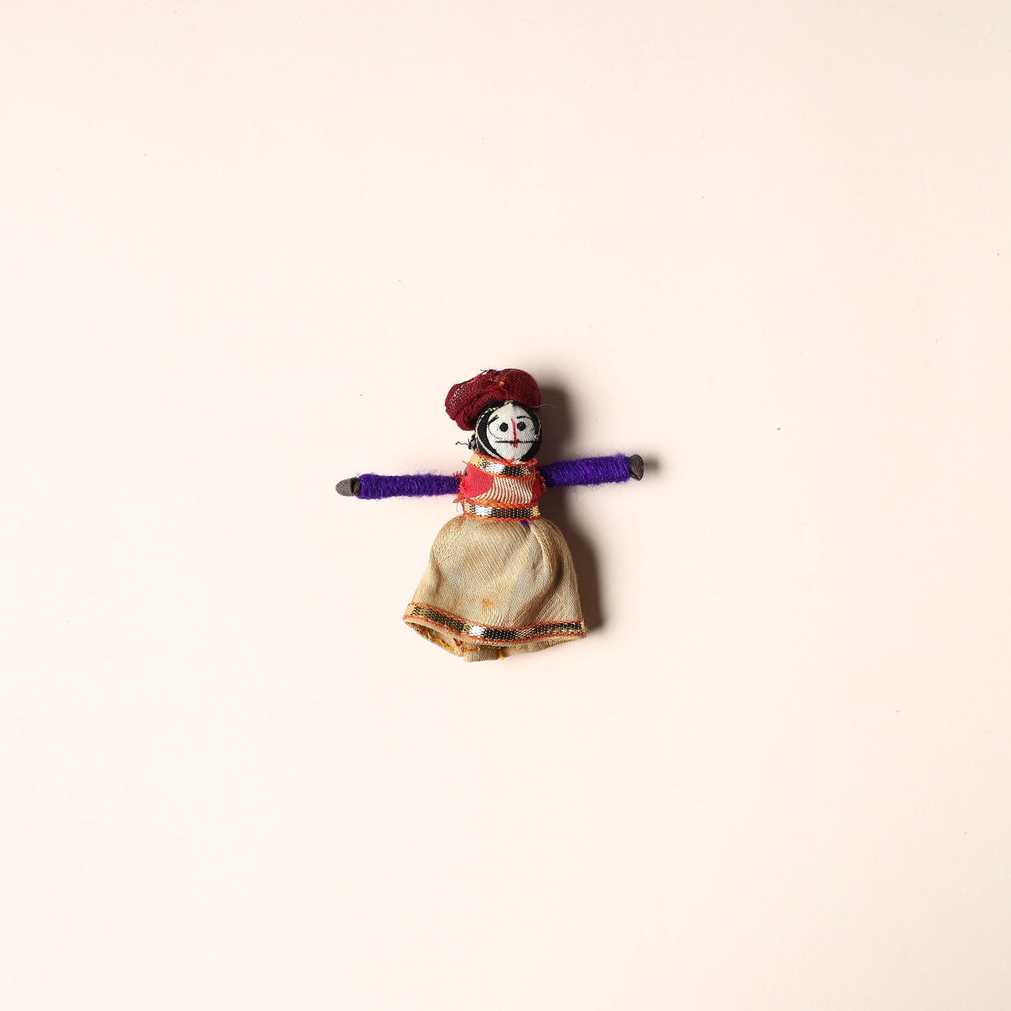 Rajasthani Puppet Couple Handmade Magnet