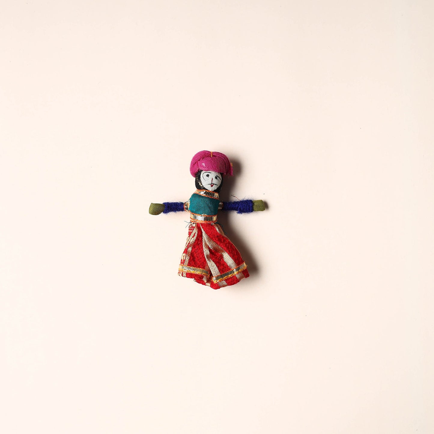 Rajasthani Puppet Couple Handmade Magnet