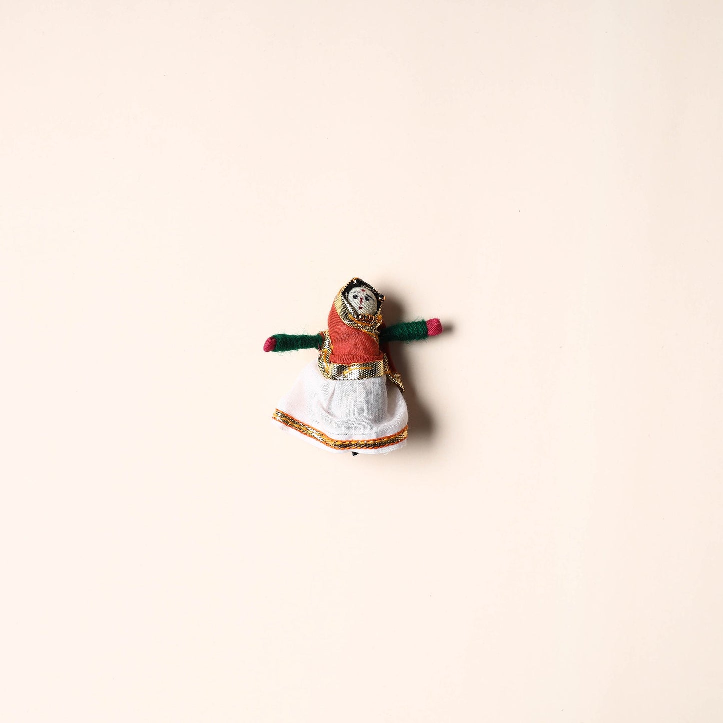 Rajasthani Puppet Couple Handmade Magnet