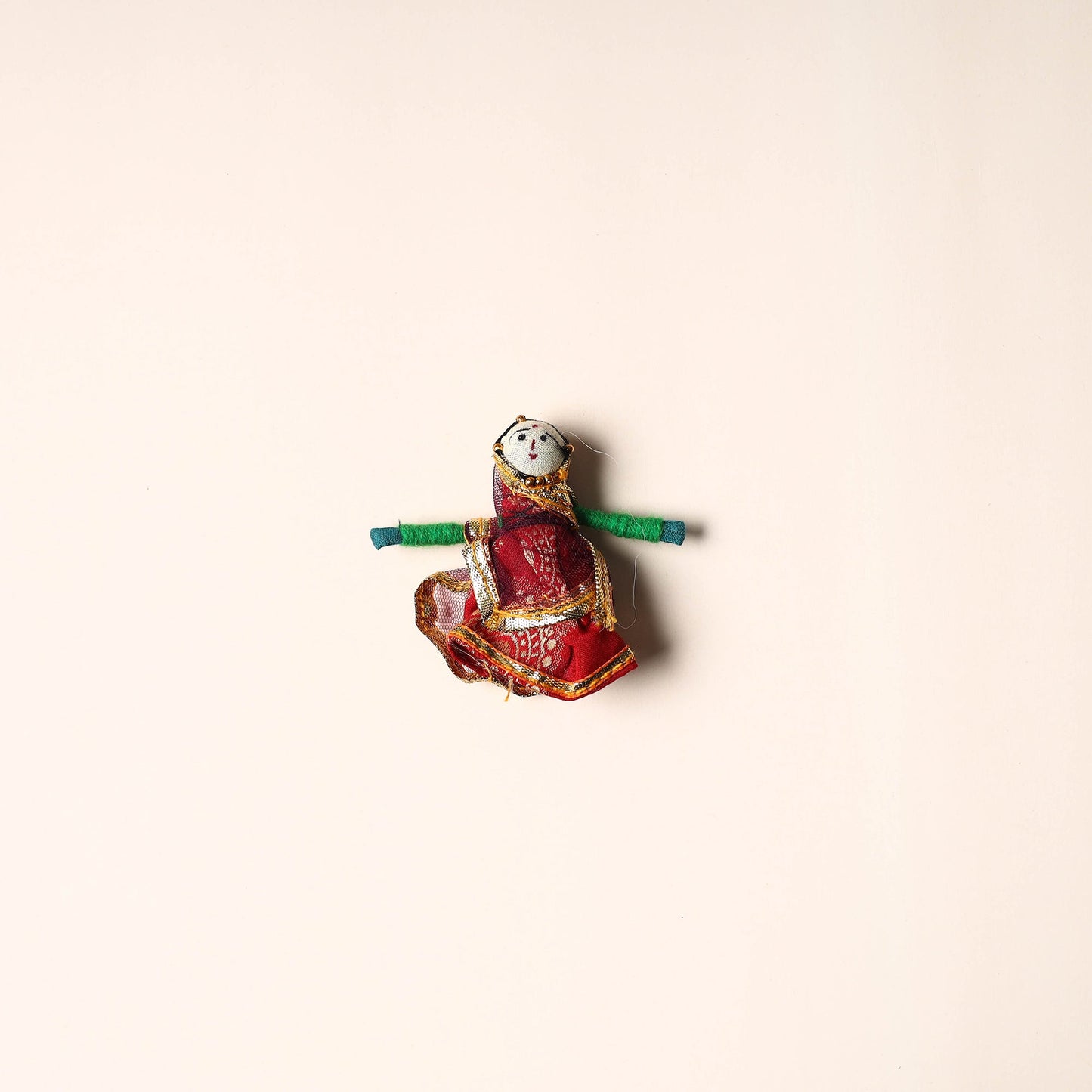 Rajasthani Puppet Couple Handmade Magnet