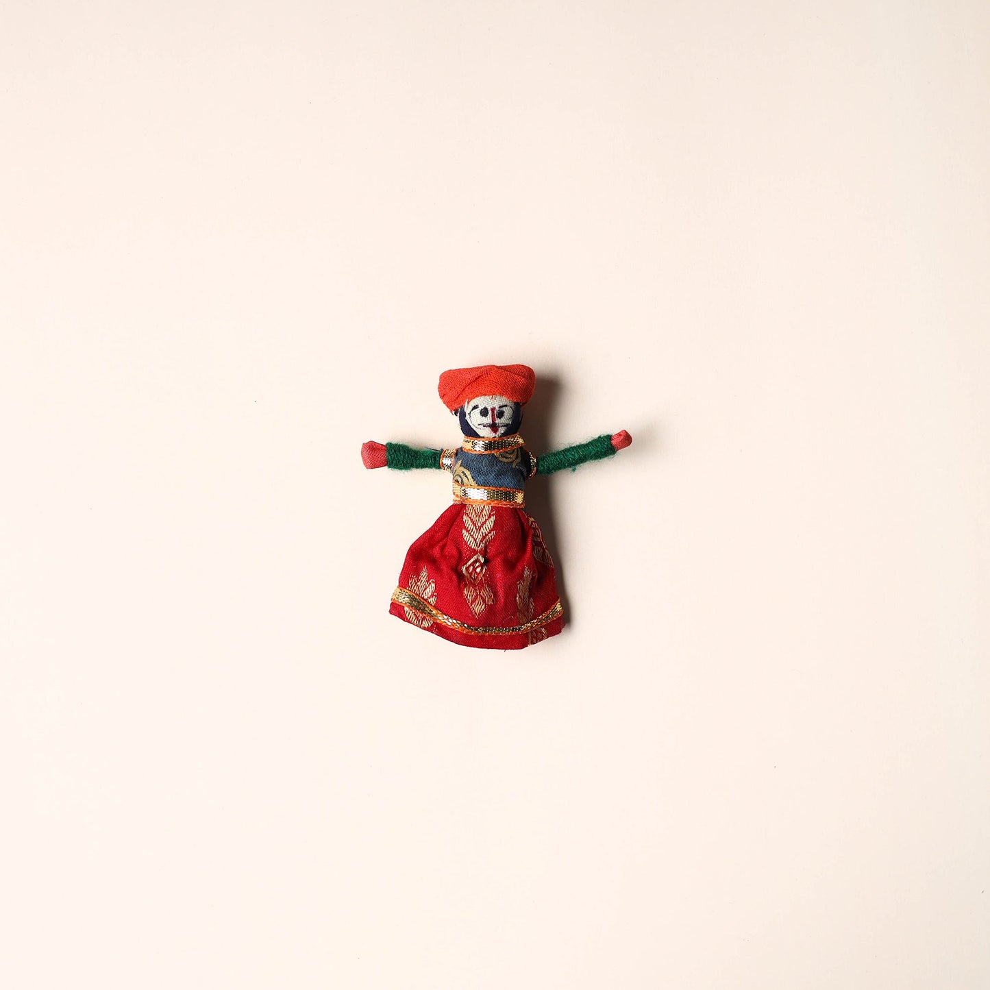 Rajasthani Puppet Couple Handmade Magnet